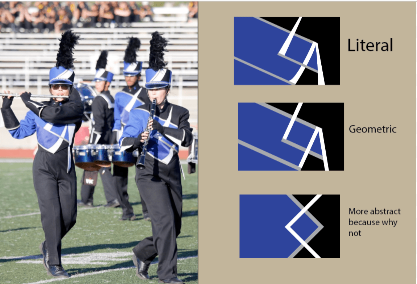 Flag for my school's marching band r/vexillology