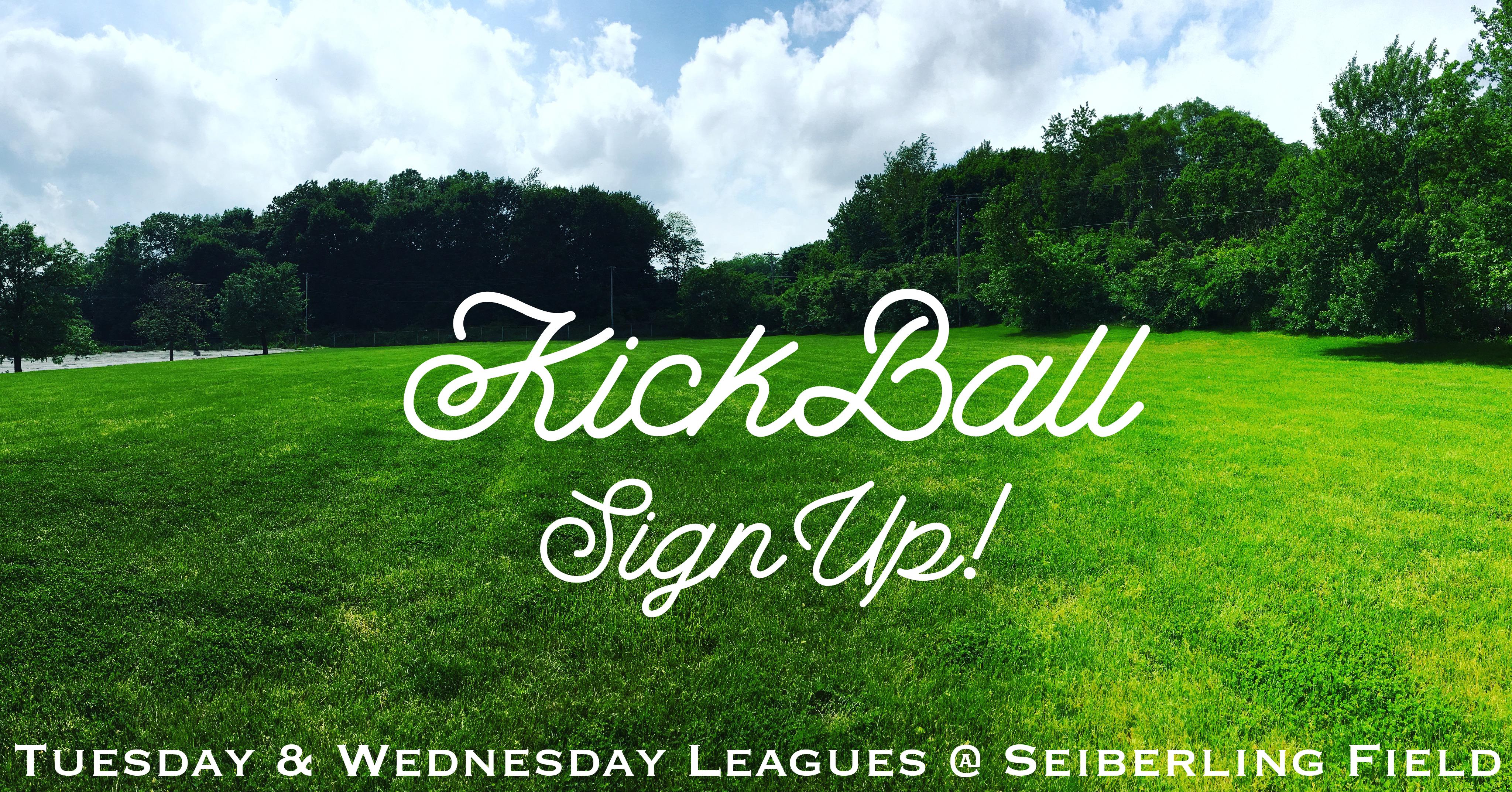 New Kickball leagues near downtown (Goodyear East End) sign up! r/akron
