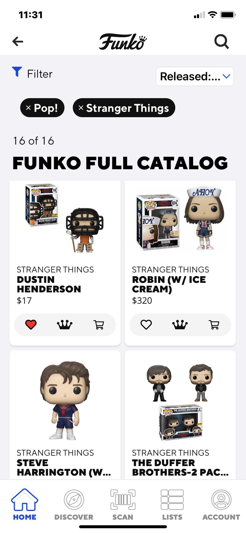 Is anyone else having this issue on the Funko app? I’m trying to see