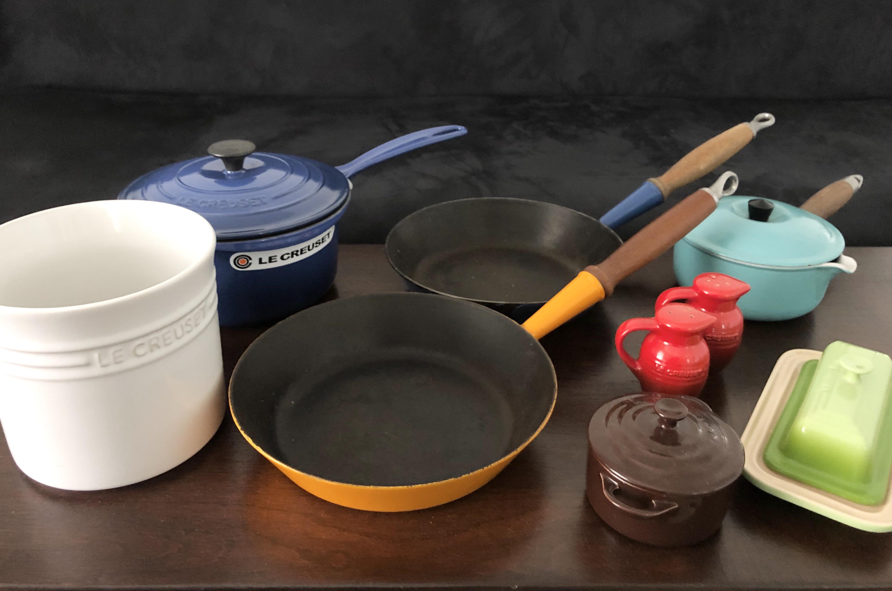 Le Creuset all from thrift/discount stores r/ThriftStoreHauls