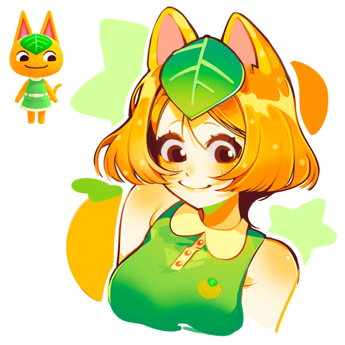 My fanart of Tangy 🍊 ) r/AnimalCrossing