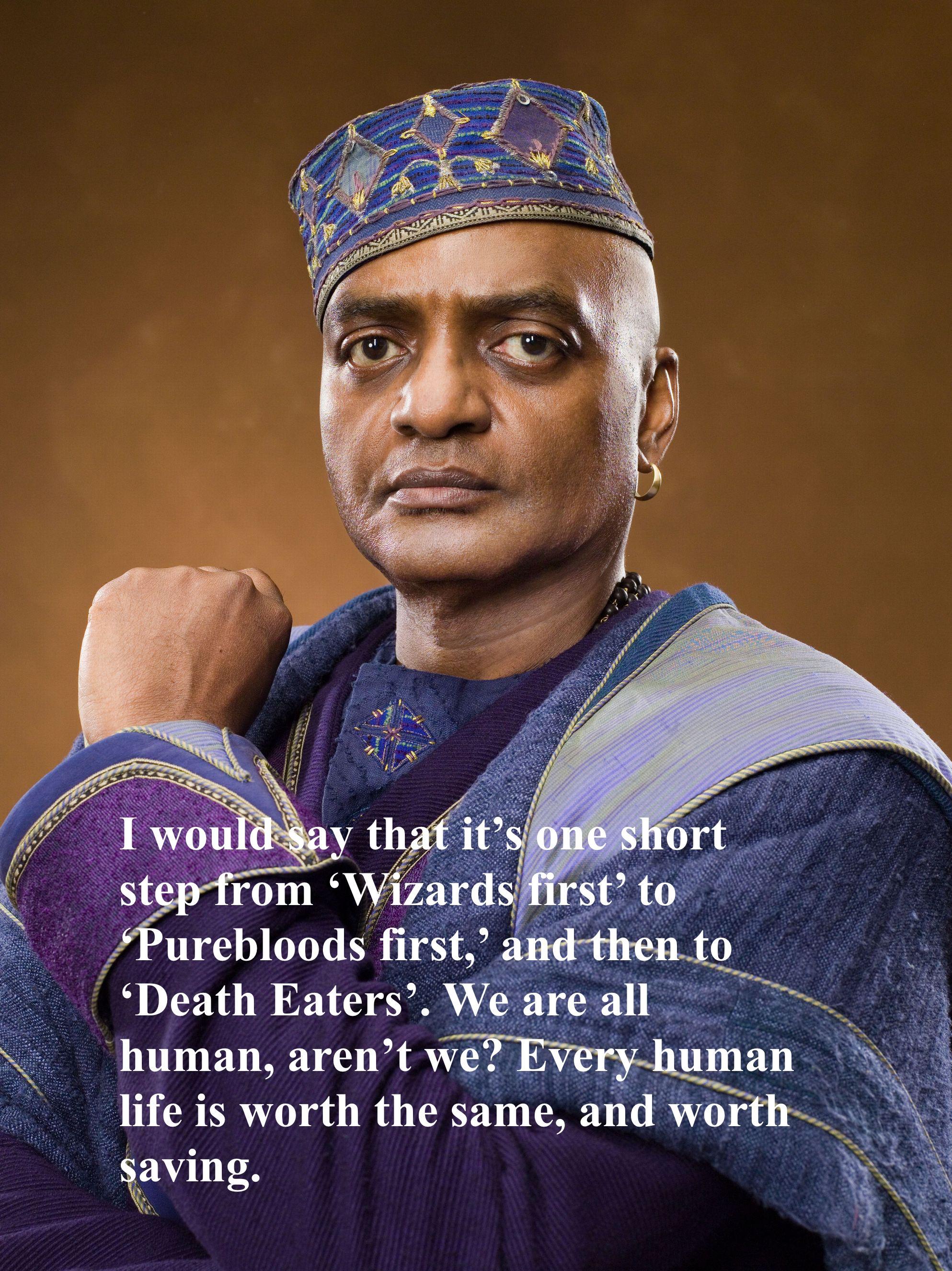 Words of Wisdom from Kingsley Shacklebolt in DH harrypotter