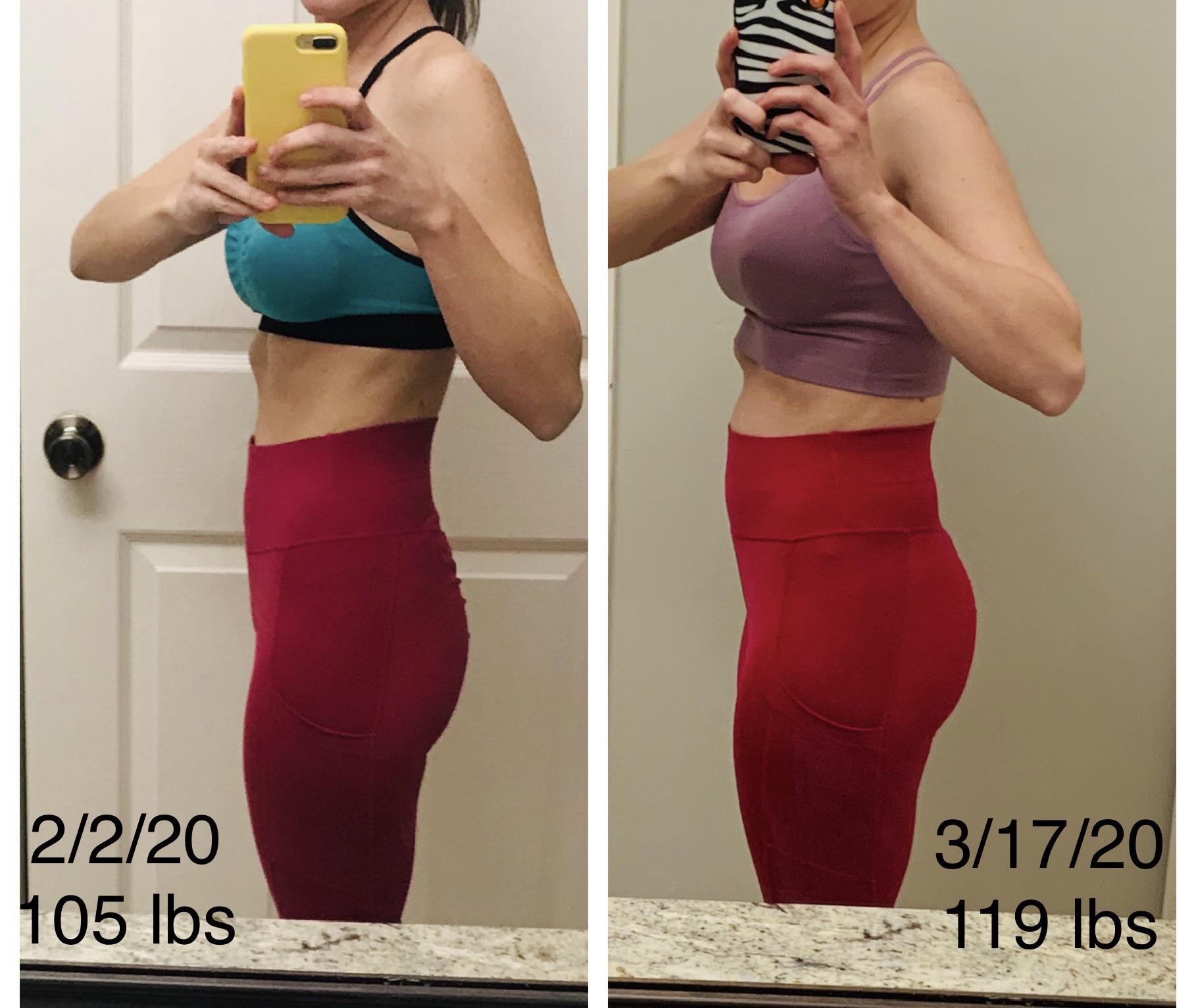 F/36/5’2” [105lbs