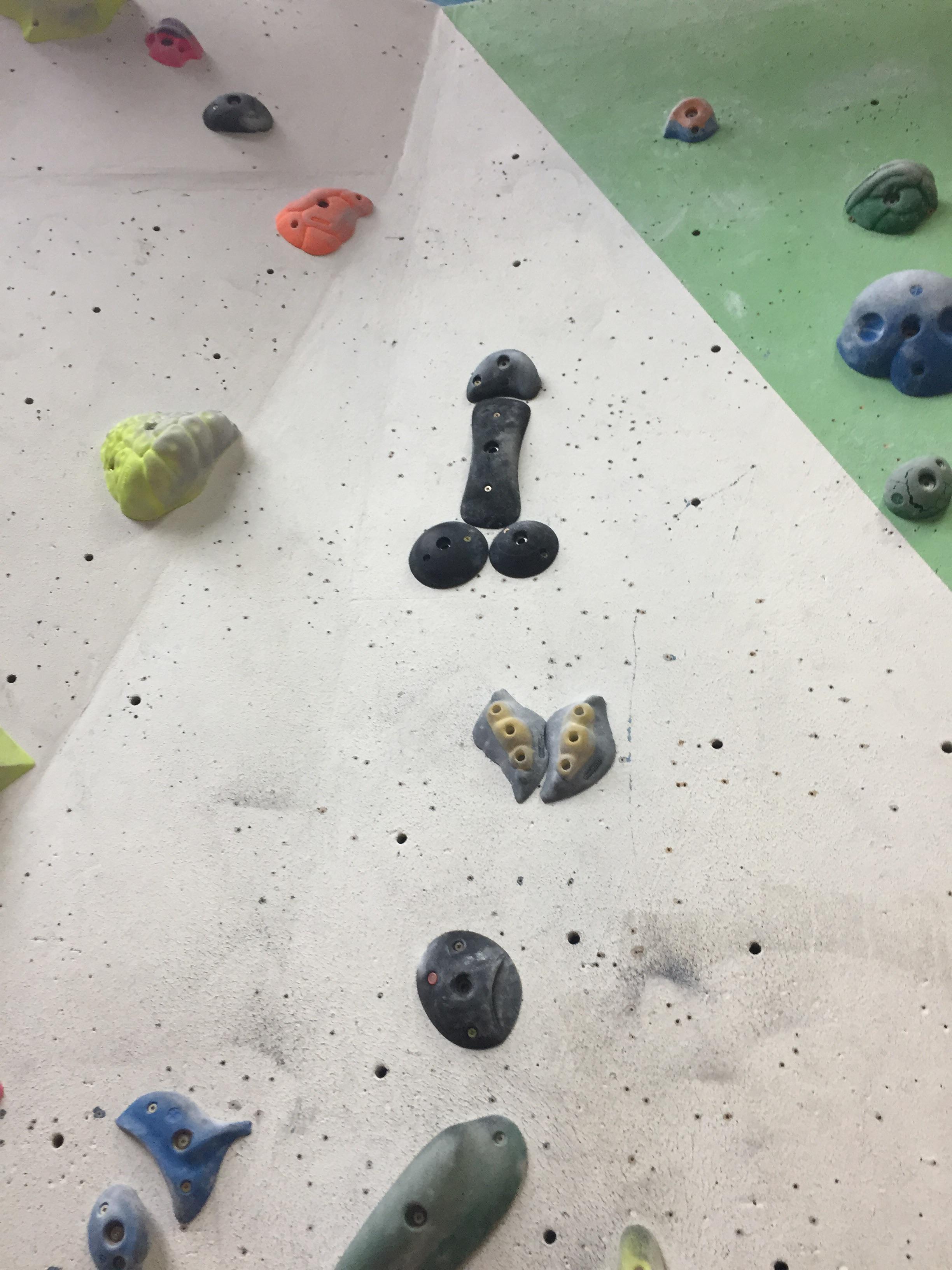 So I go climbing at the climbing works in Sheffield and this is one of