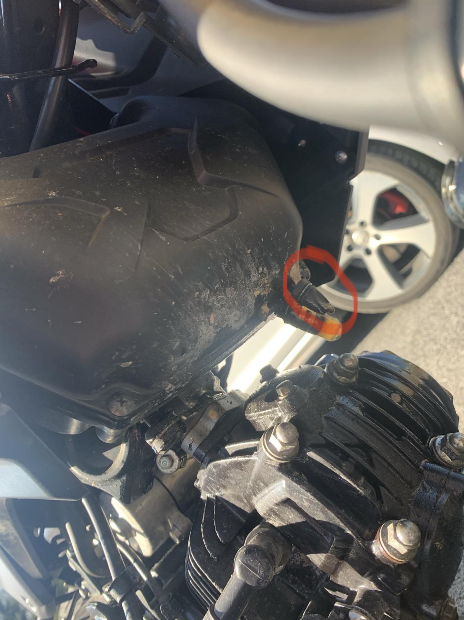 My bikes leaking something from here but I can’t smell and have no idea