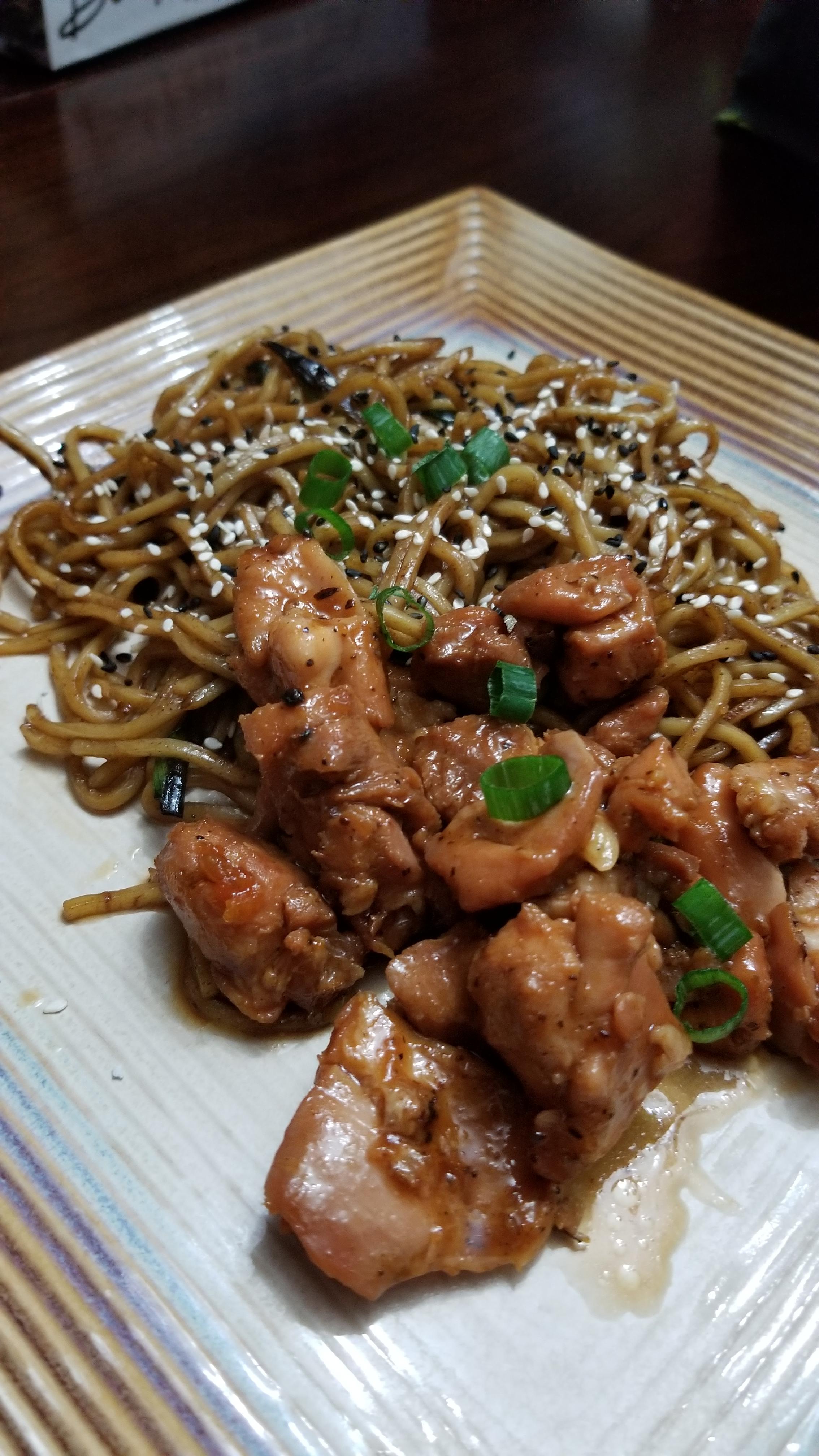 Experimenting with sauces from the Asian market Black Pepper Chicken