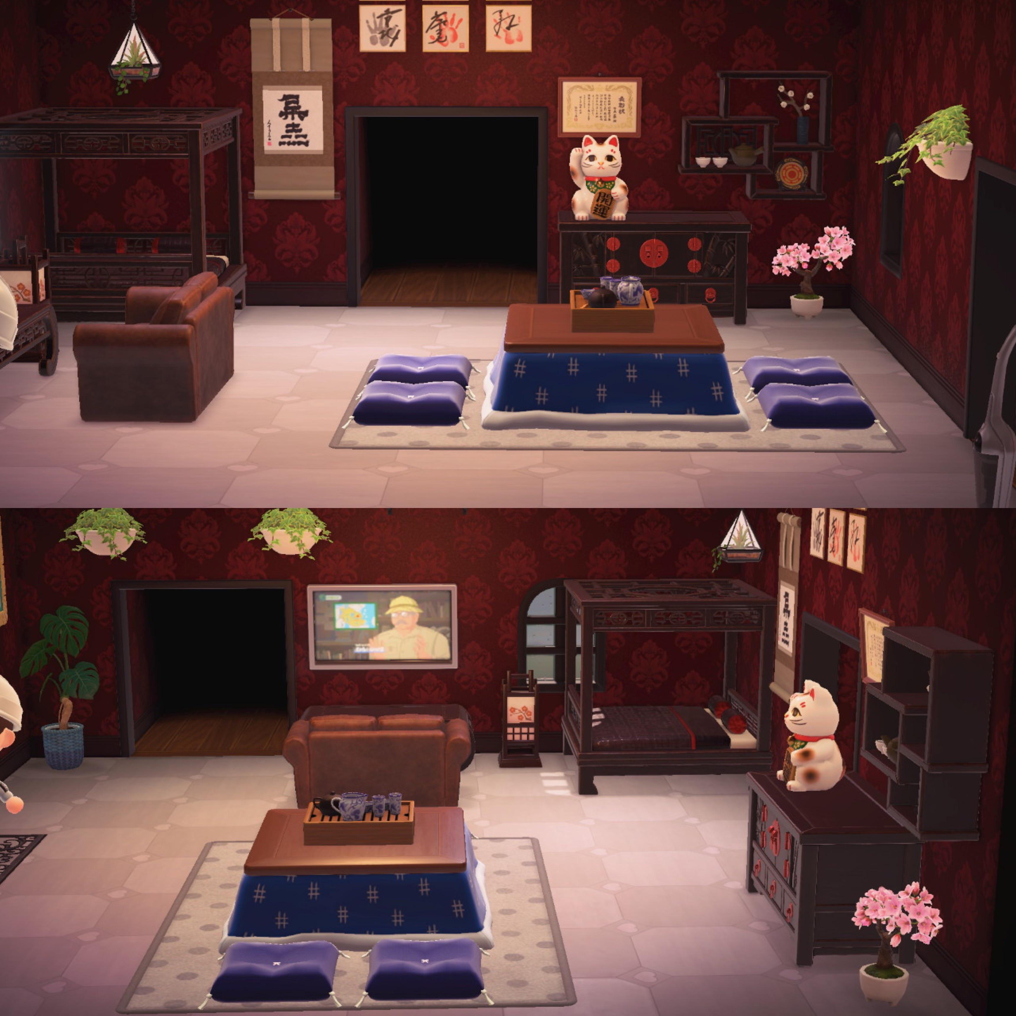 love my little japanese themed room! r/AnimalCrossing