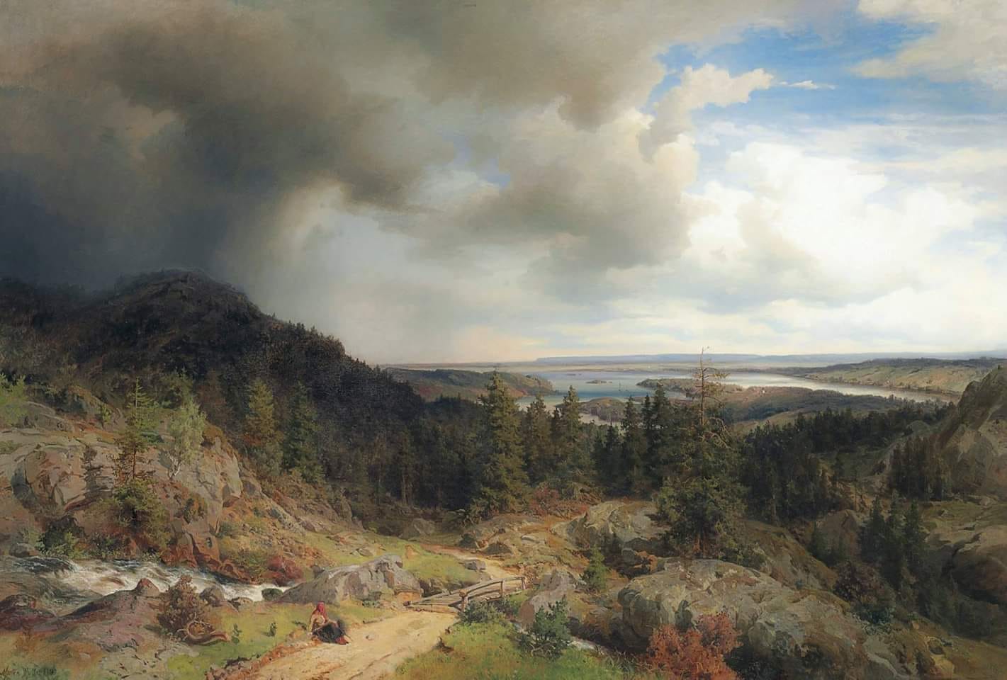 MORTEN MÜLLER (1828 1911) Norwegian Painter. r/Greatartists