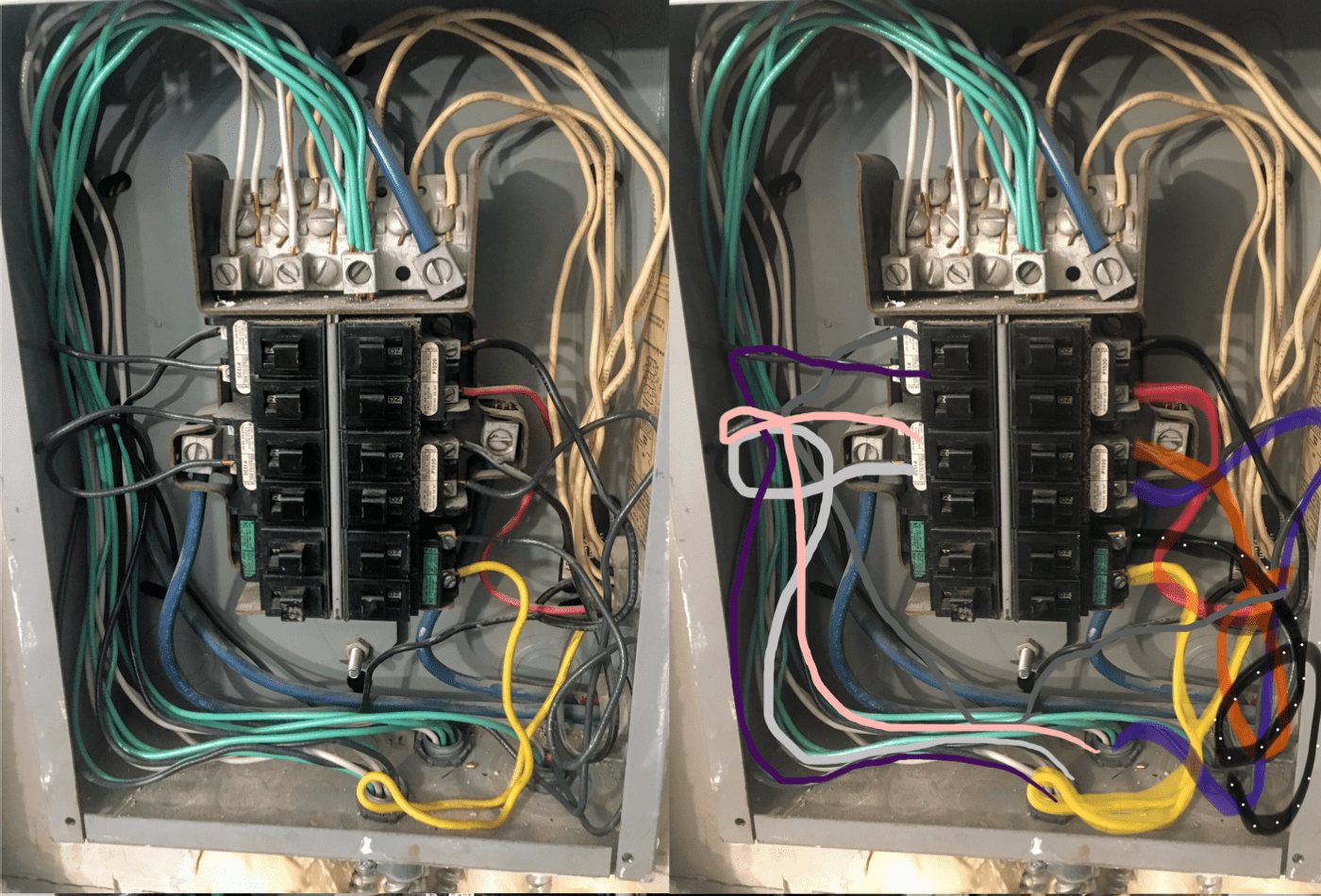 electrical Why is hotground reading a different voltage