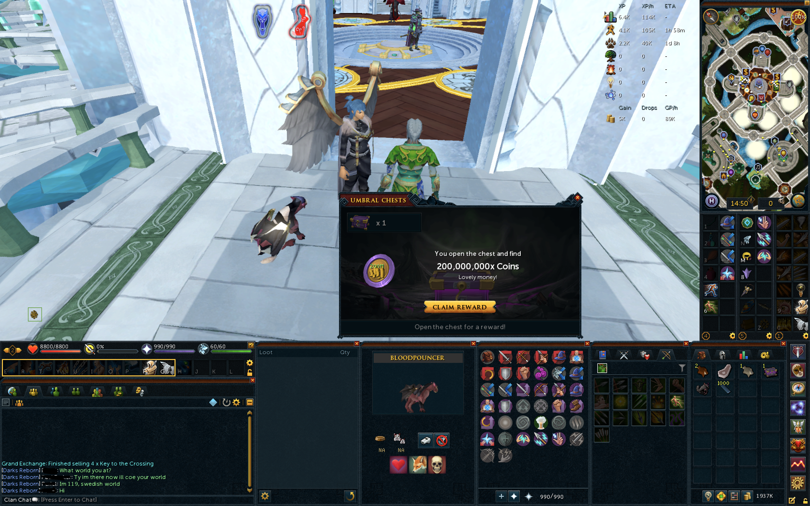 That'll be a nice boost to my DXP plans... runescape