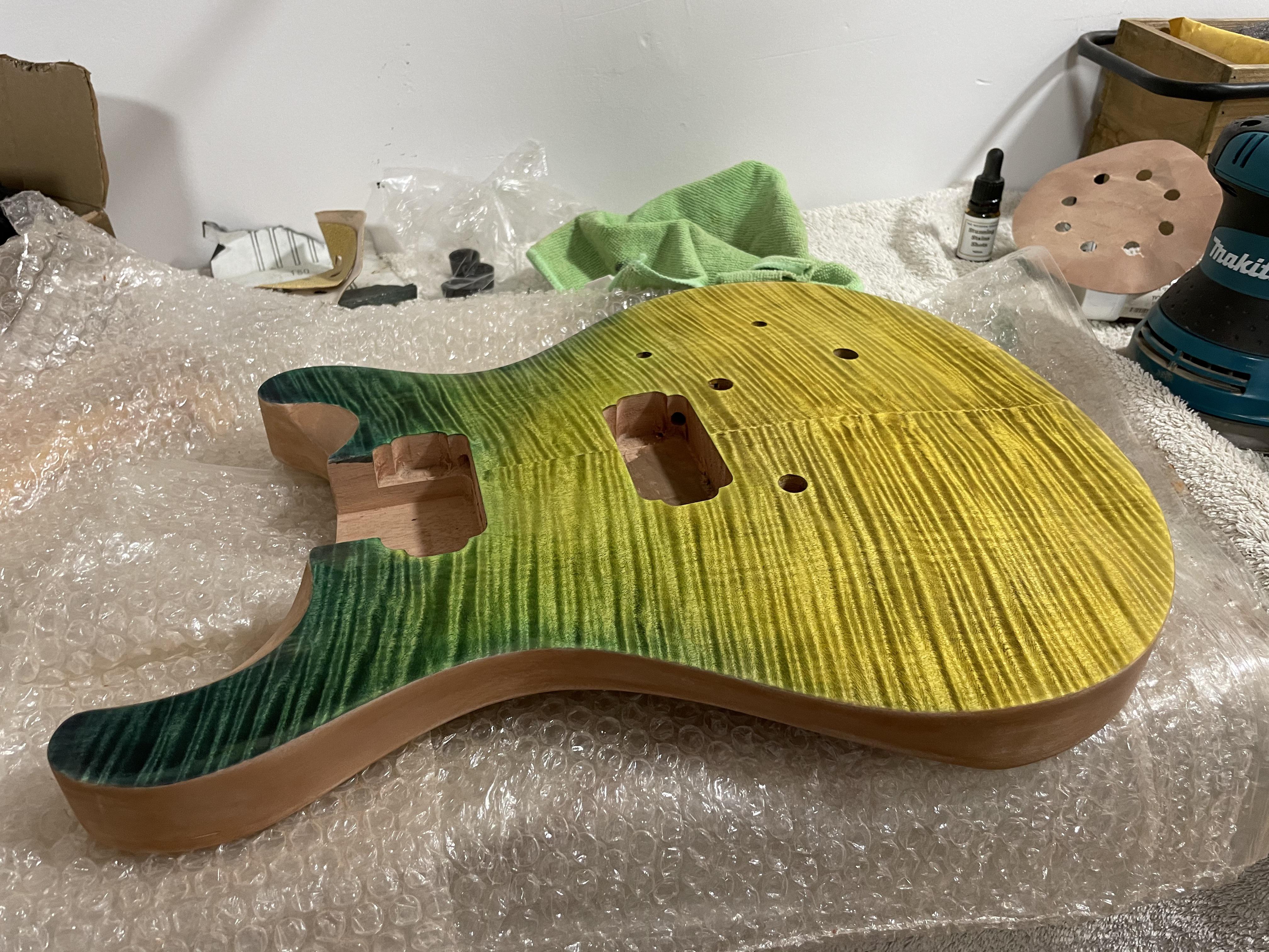Guitar kit progress. More in comments r/Luthier