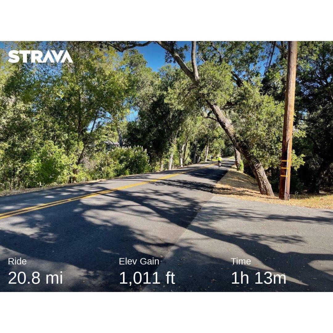 Sunday ride through Woodside. Weather was great except some wind at the