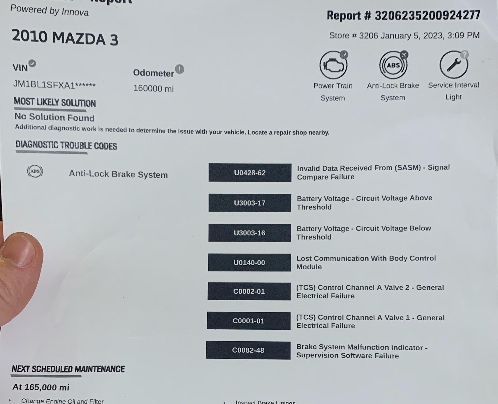 Intermittent starting issues(especially in cold). Battery, starter and