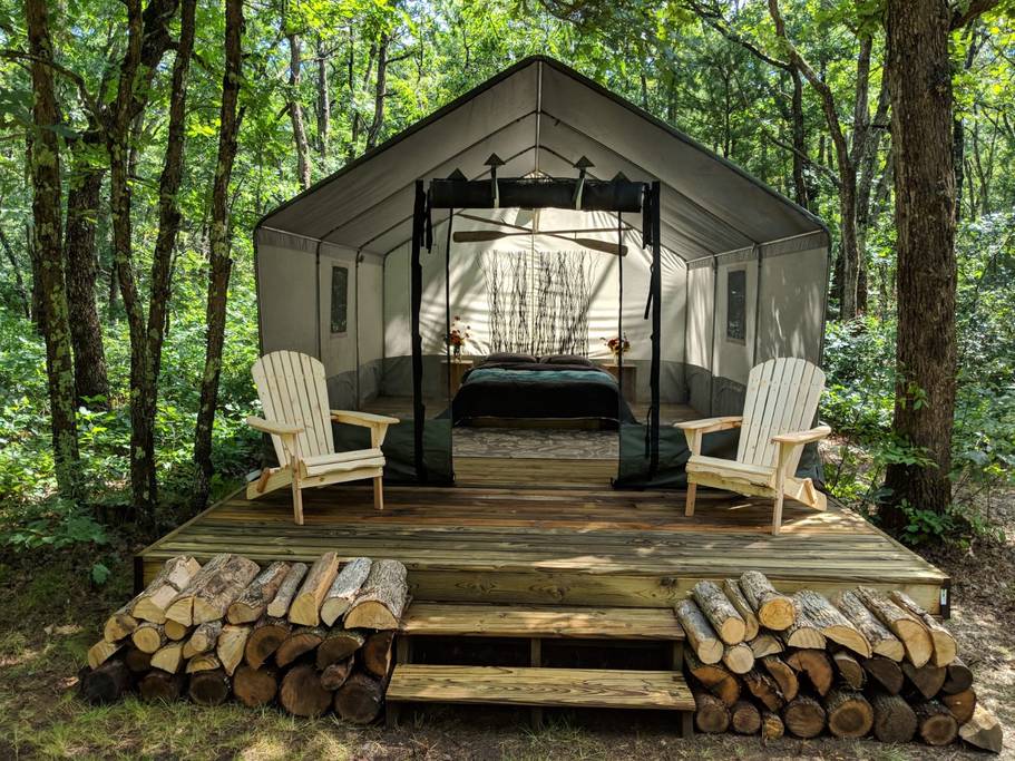 My customers got their cabin setup and it looks great! r/Glamping