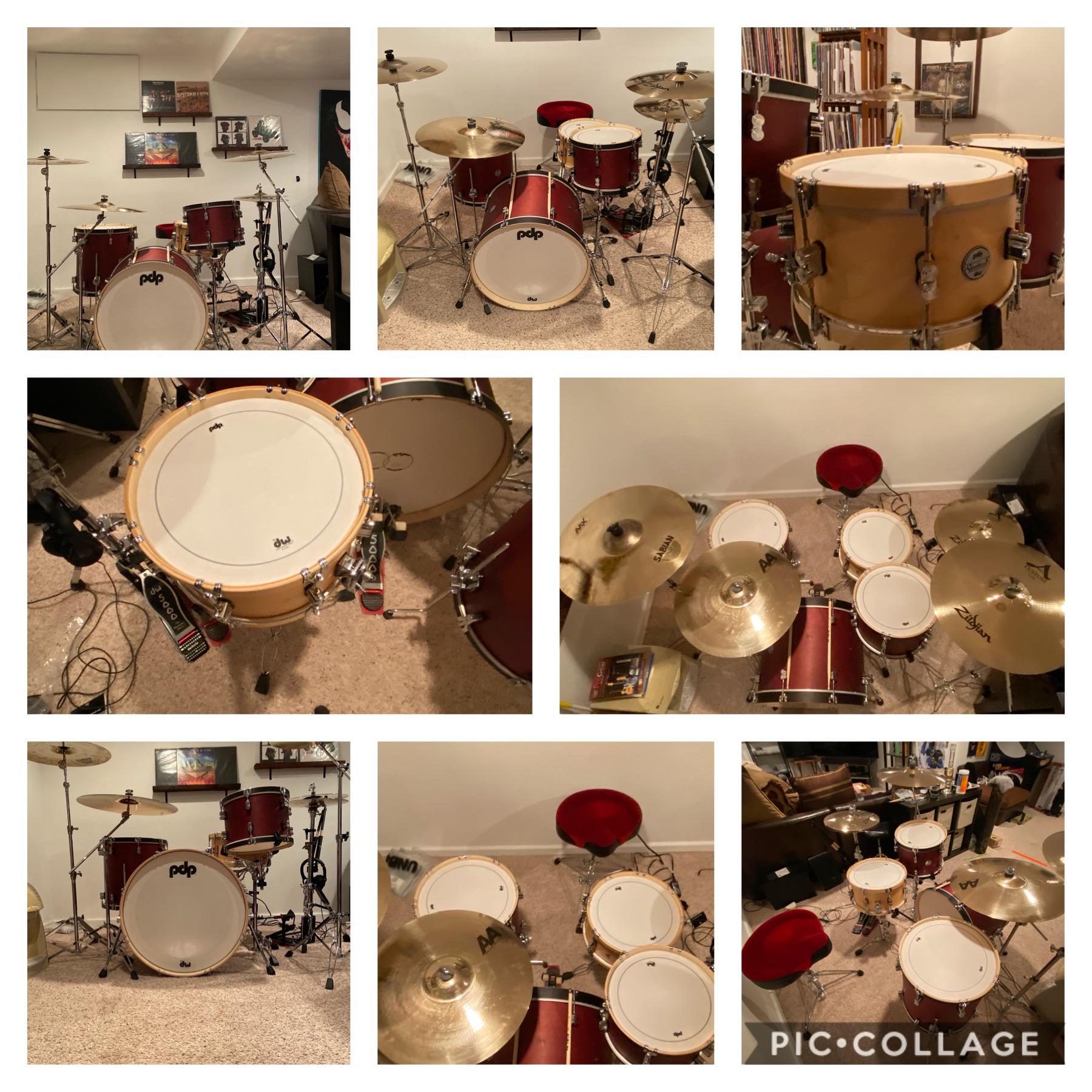 New kit day! Also cymbals are new r/drums