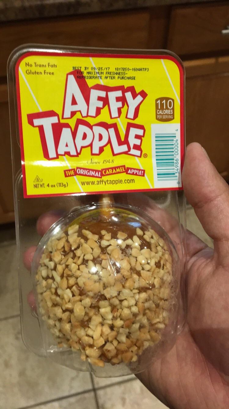 It was taffy apple day at work. I haven't had one of these bad boys since elementary school lol