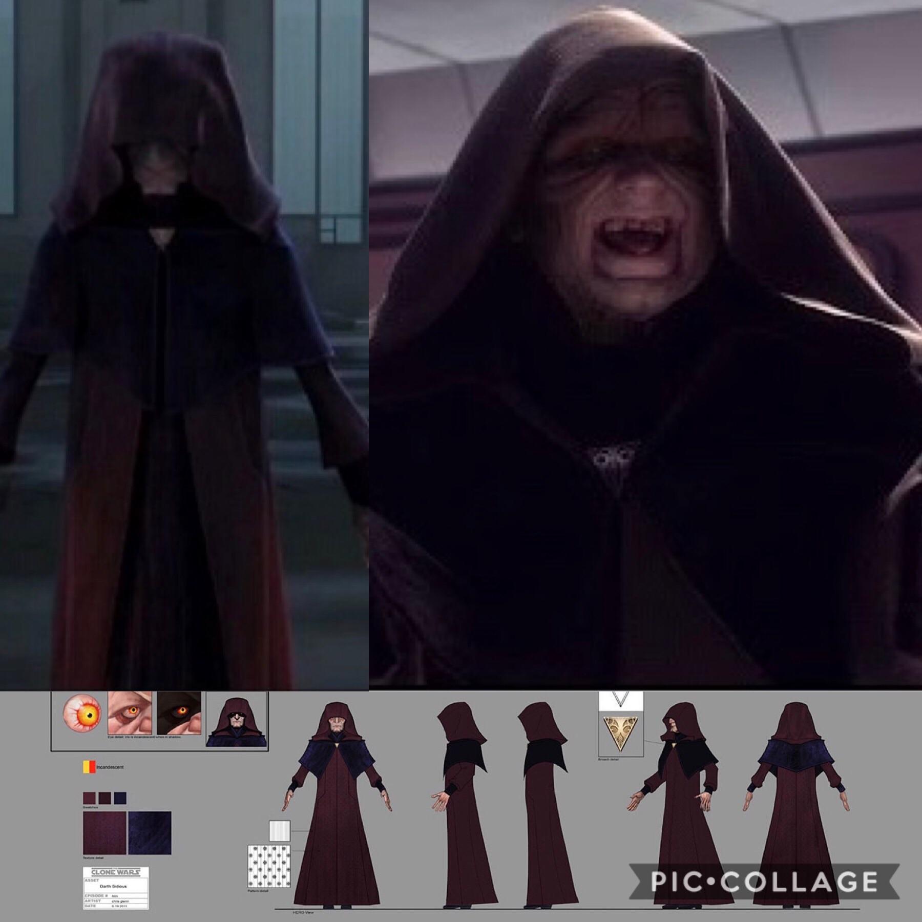 I’ve seen a lot of posts about Palpatine’s red sith robe but what about