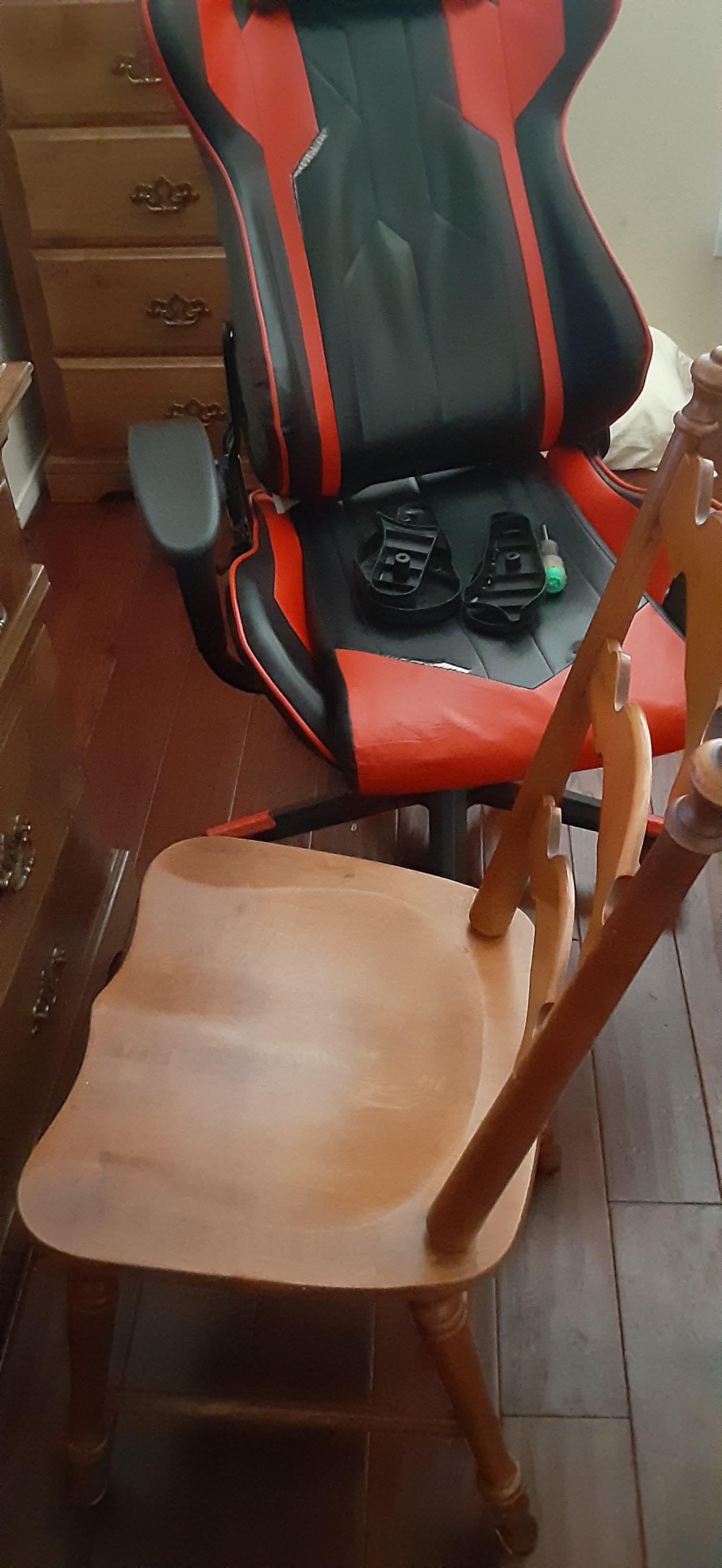 Rip gaming chair you were pretty crappy but you looked cool pcmasterrace