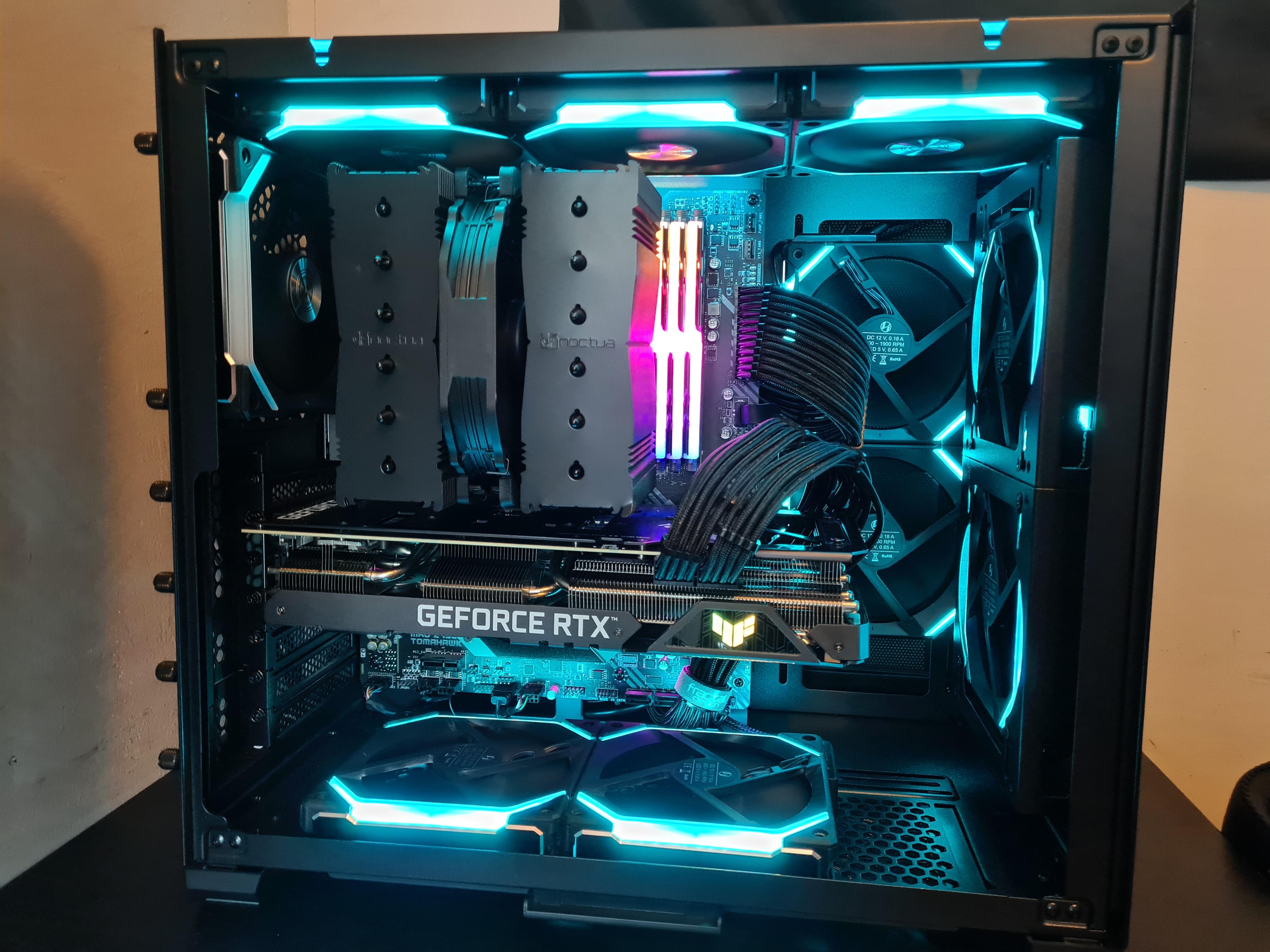 o11 air mini build r/lianli