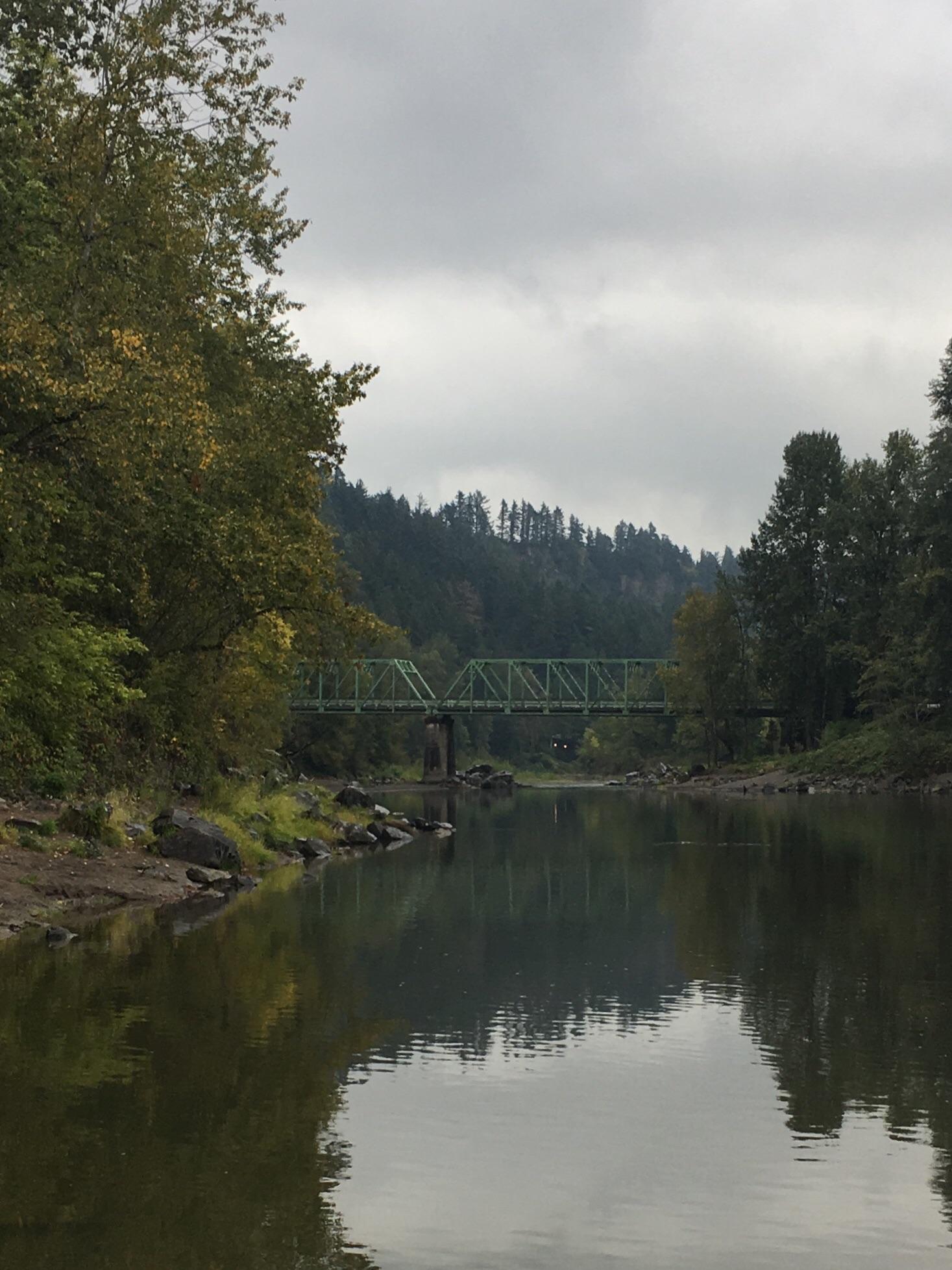 Troutdale bridge over the Sandy. r/Portland