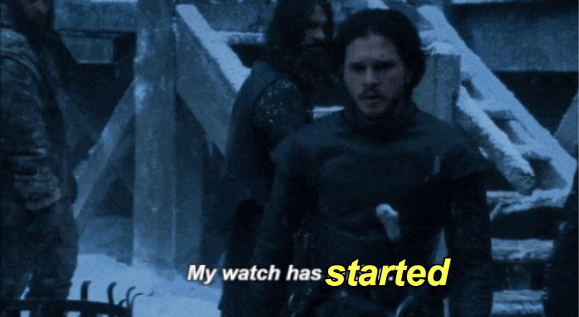 When you rewatch GoT and the very first scene is on asoiafcirclejerk