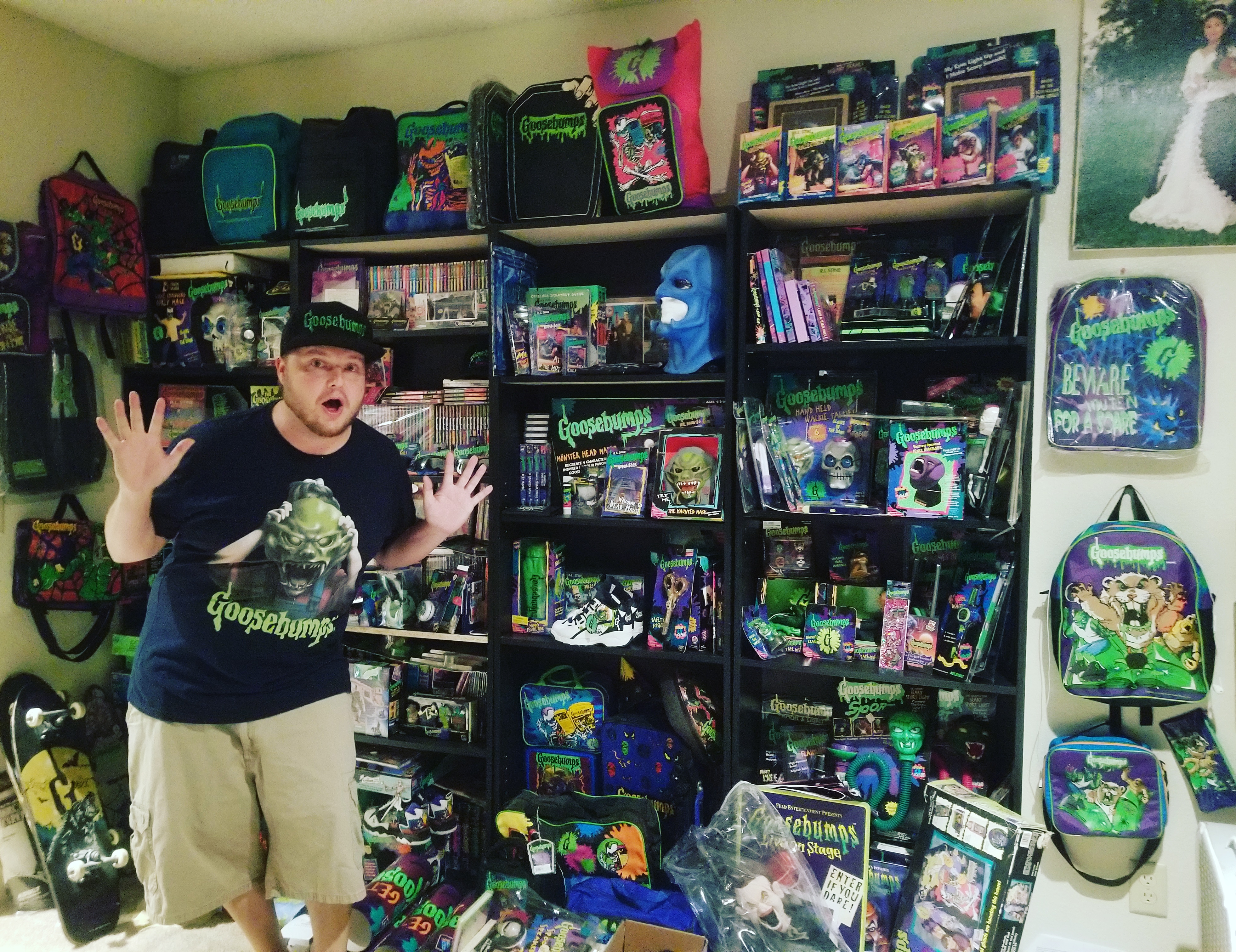 America's largest Goosebumps Collection! Youtube ZakBabyTV, for