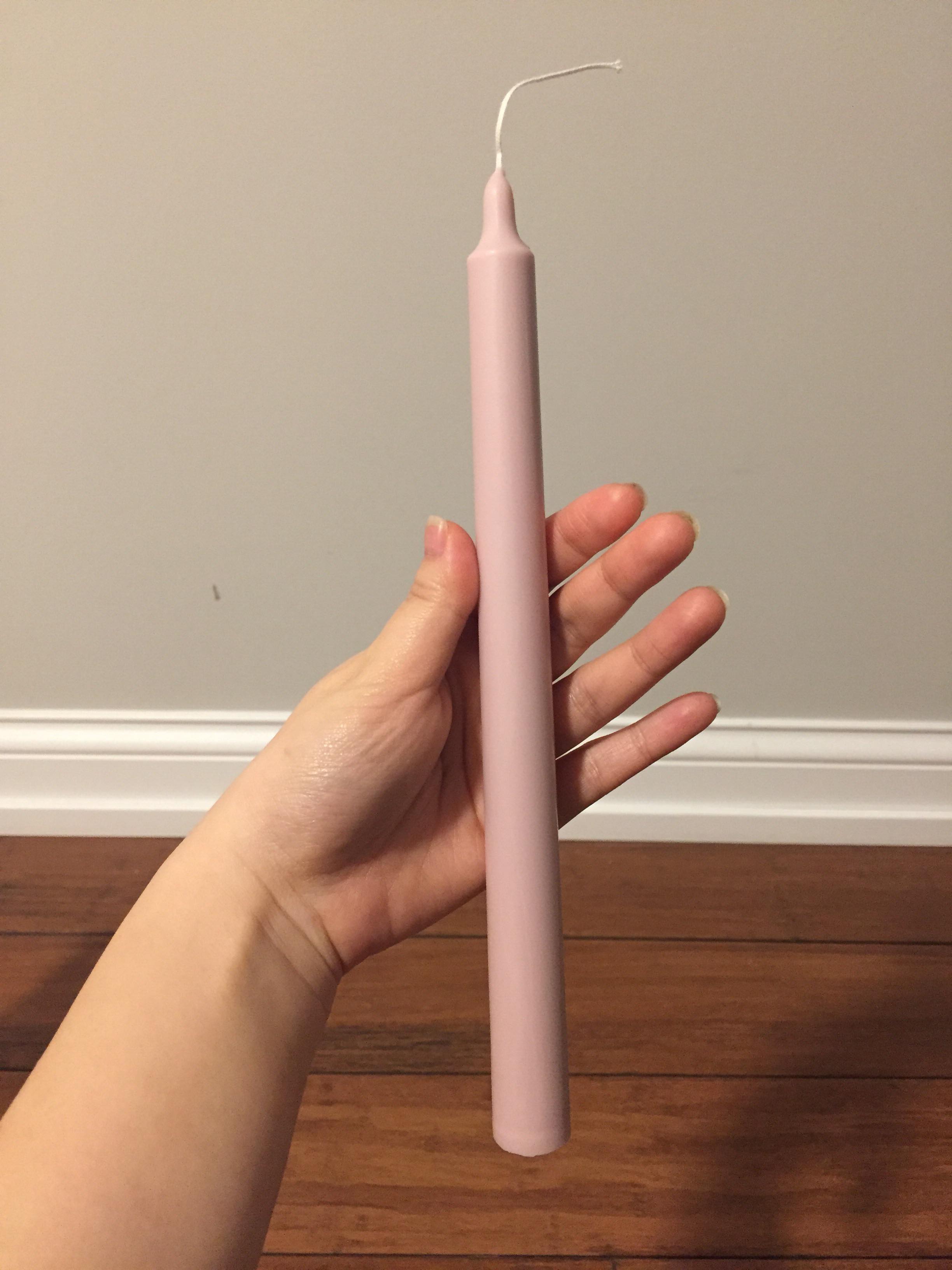My first soy taper candle! how do you think? r/candlemaking