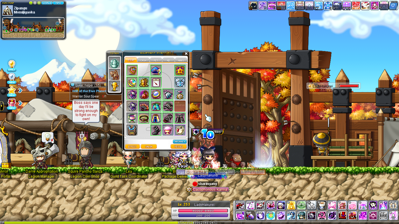 Kanna rings can be equipped together r/Maplestory