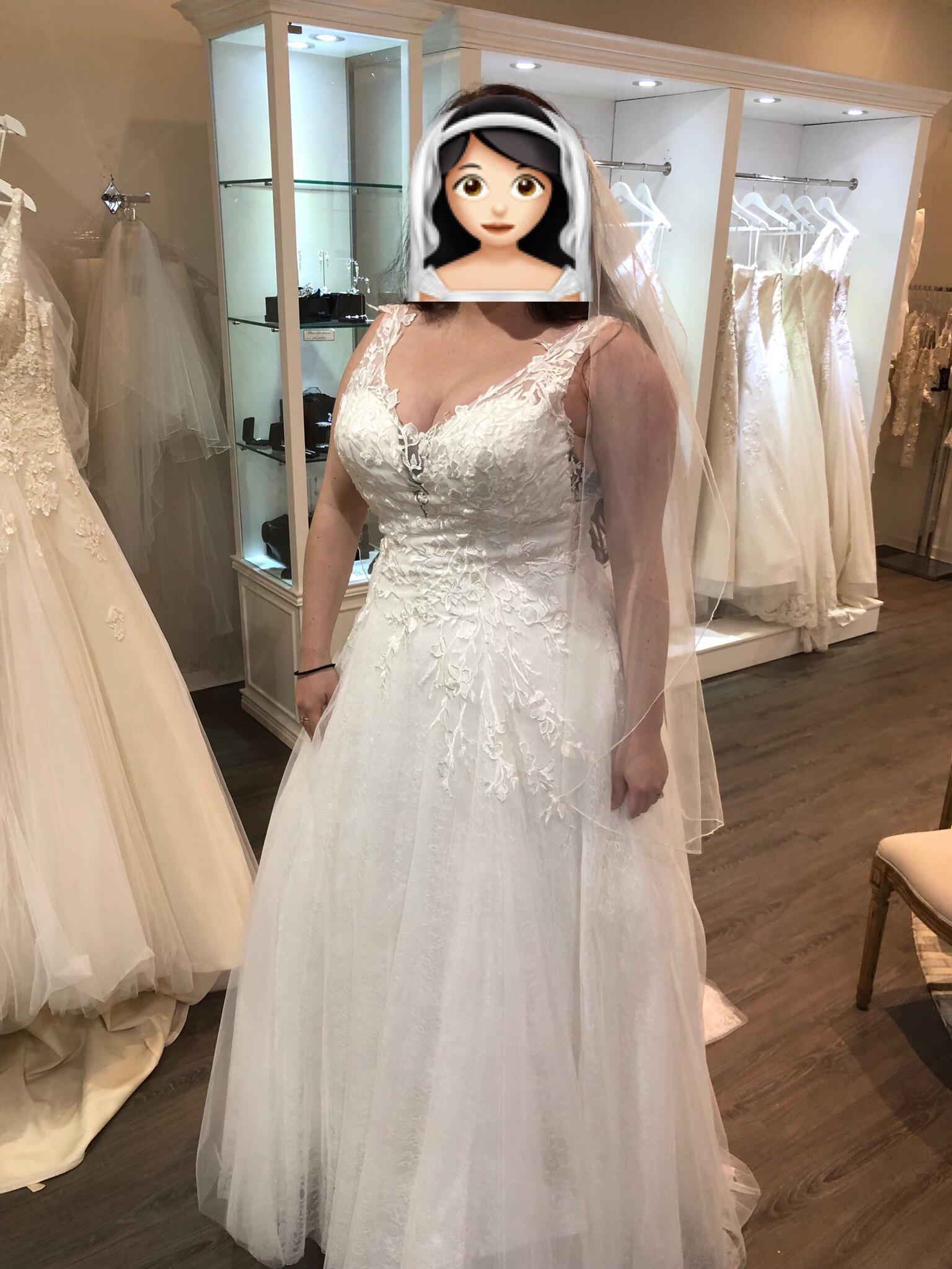 I was worried about wedding dress shopping as a plus size bride... but