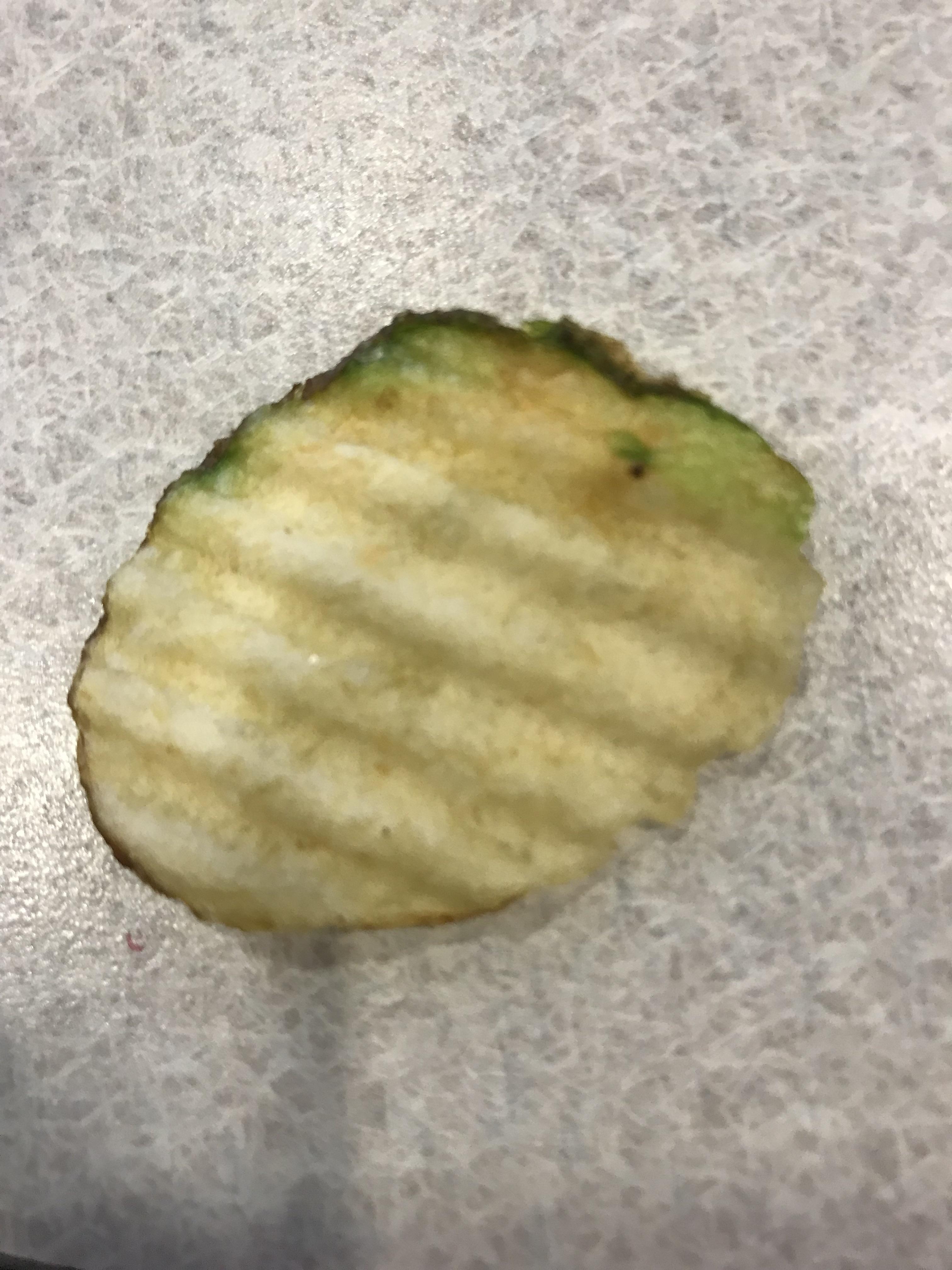 Poisonous Potato Chip, Poison +1, nausea +500. “My mother thought this