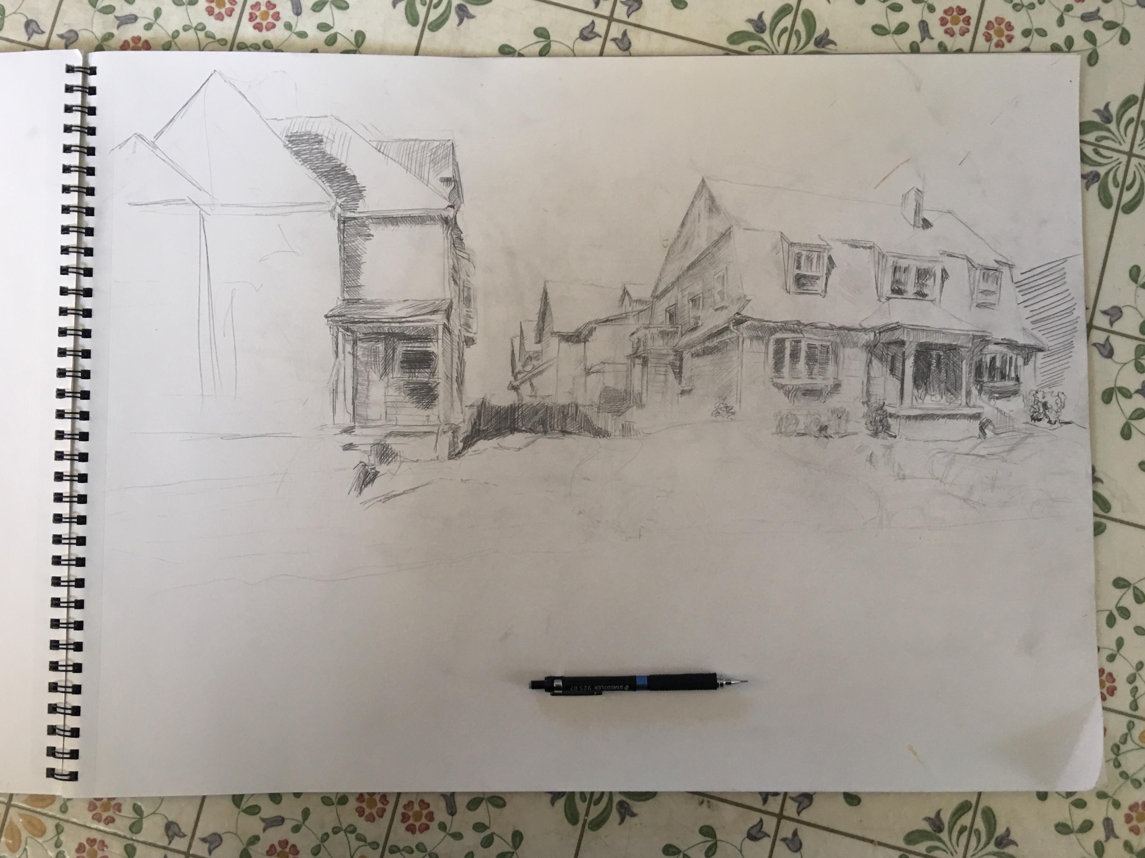 Getting back into drawing outside drawing
