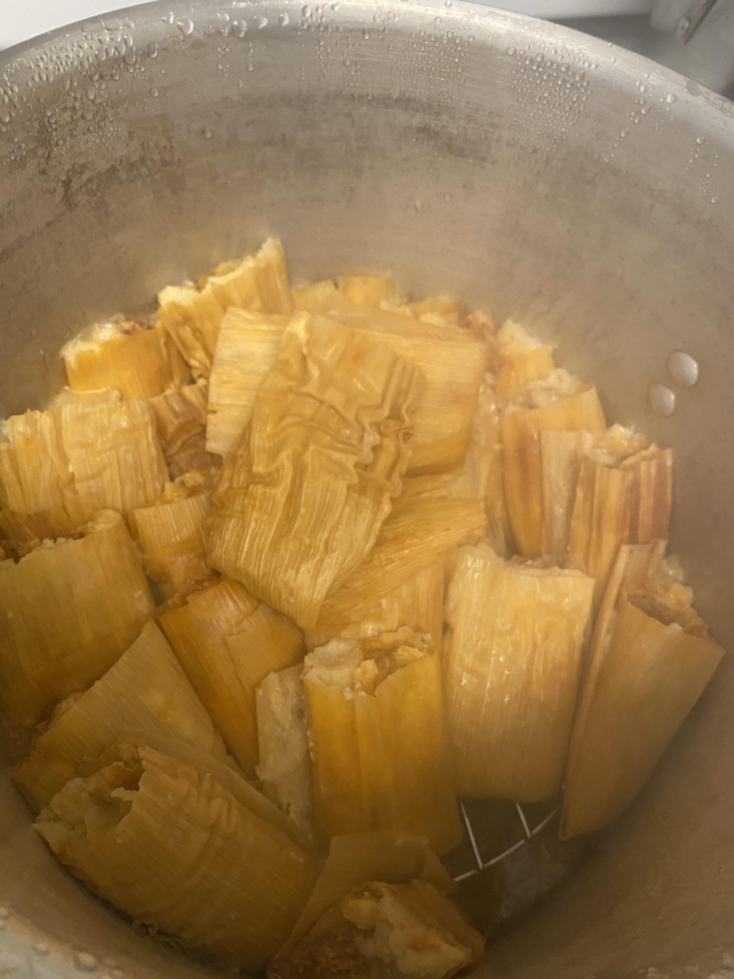 Infused some lard and made 80MG Tamales 🫔 made a little over 2 dozen