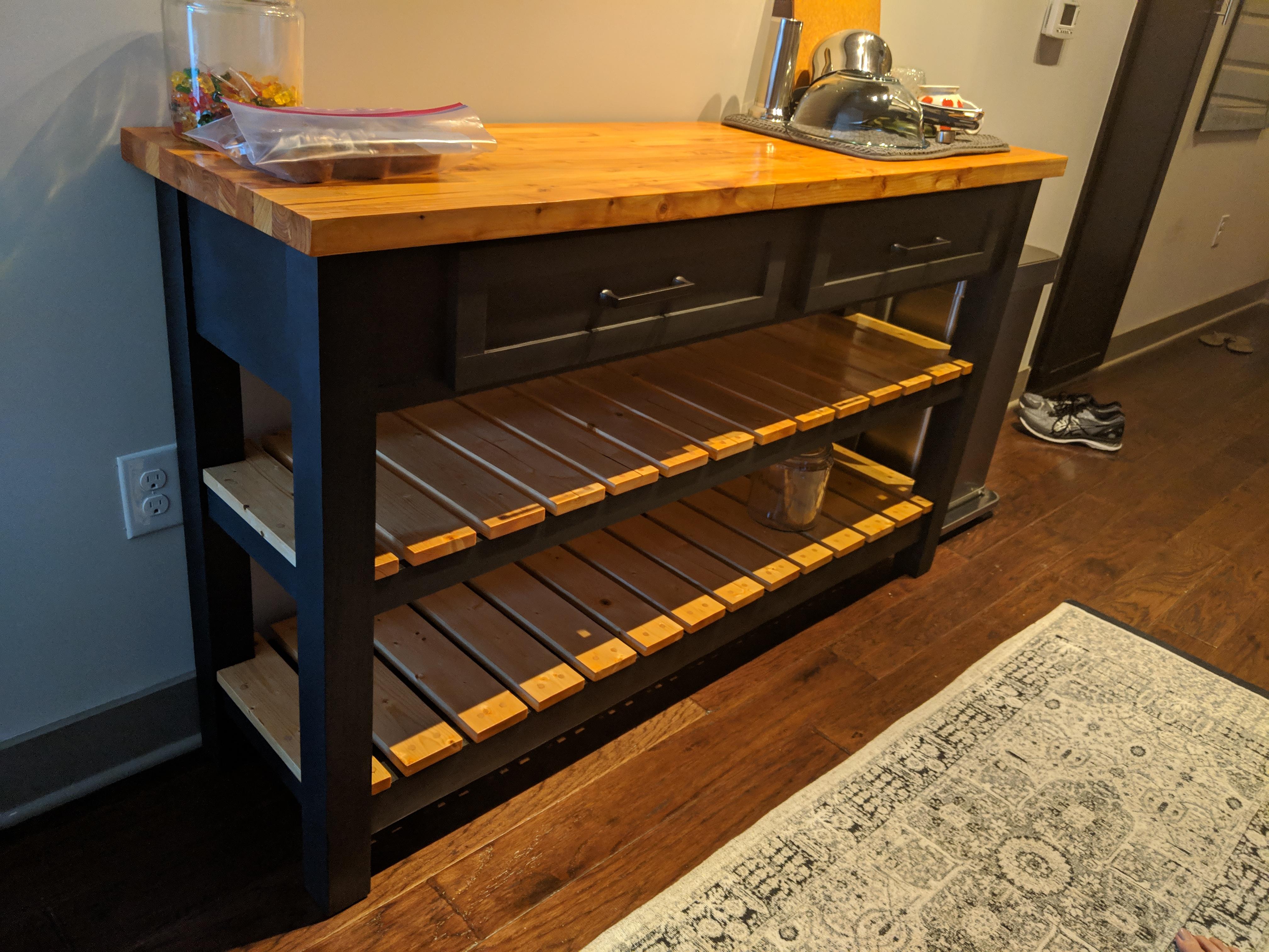 Kitchen workstation for my girlfriend's tiny apartment. More than