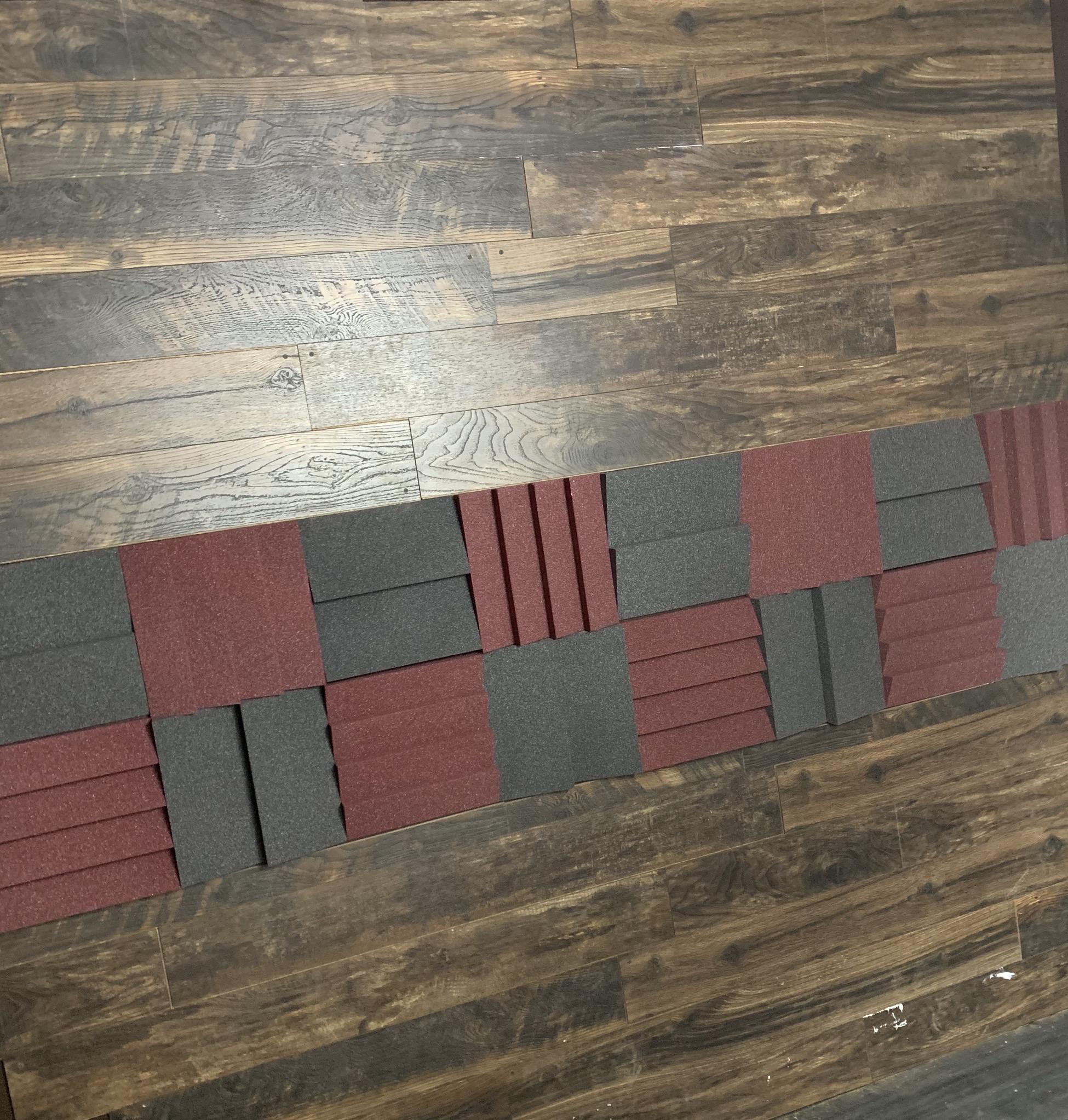 Drum studio accent wall is complete! r/drums