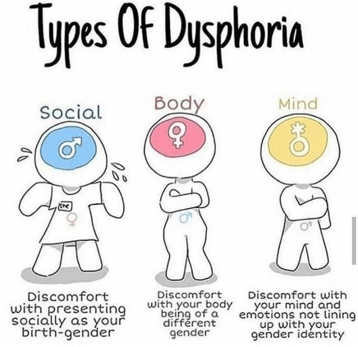 I was today years old when I learned there were more types of dysphoria