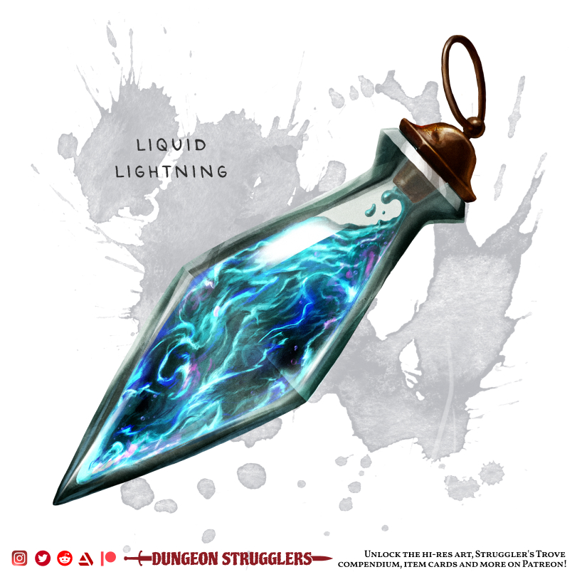 New item! Liquid Lightning Potion r/DungeonStrugglers