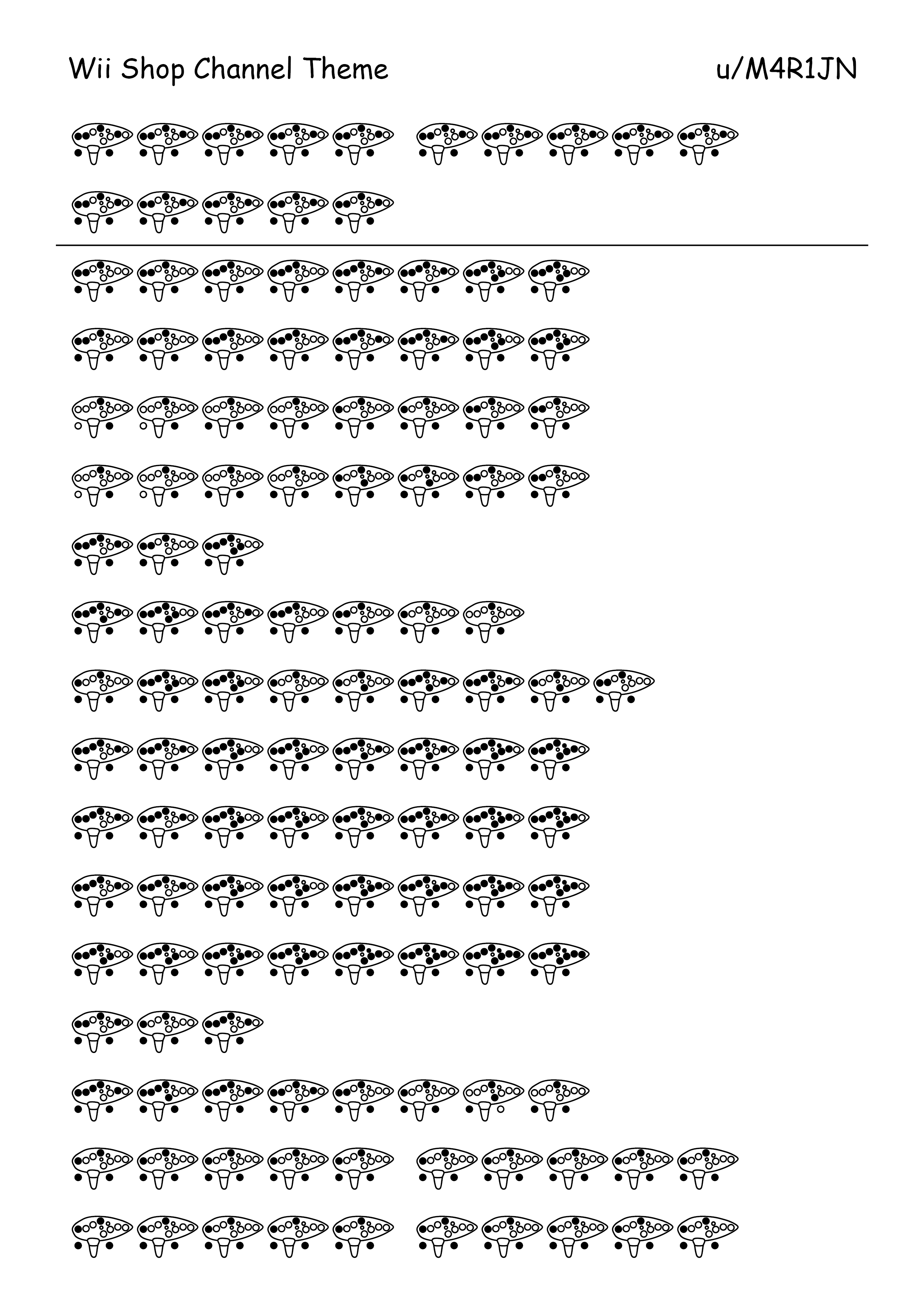 Wii Shop Channel Ocarina Tabs r/Ocarina