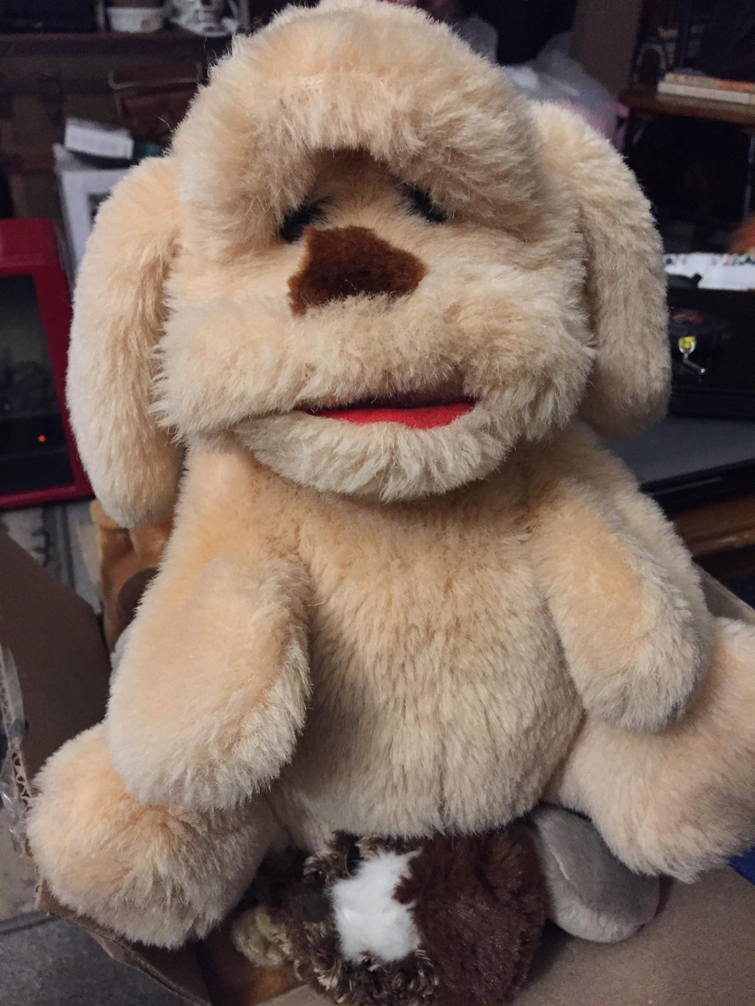 Imported by Canadian Tire. Dog puppet. r/canadiantire