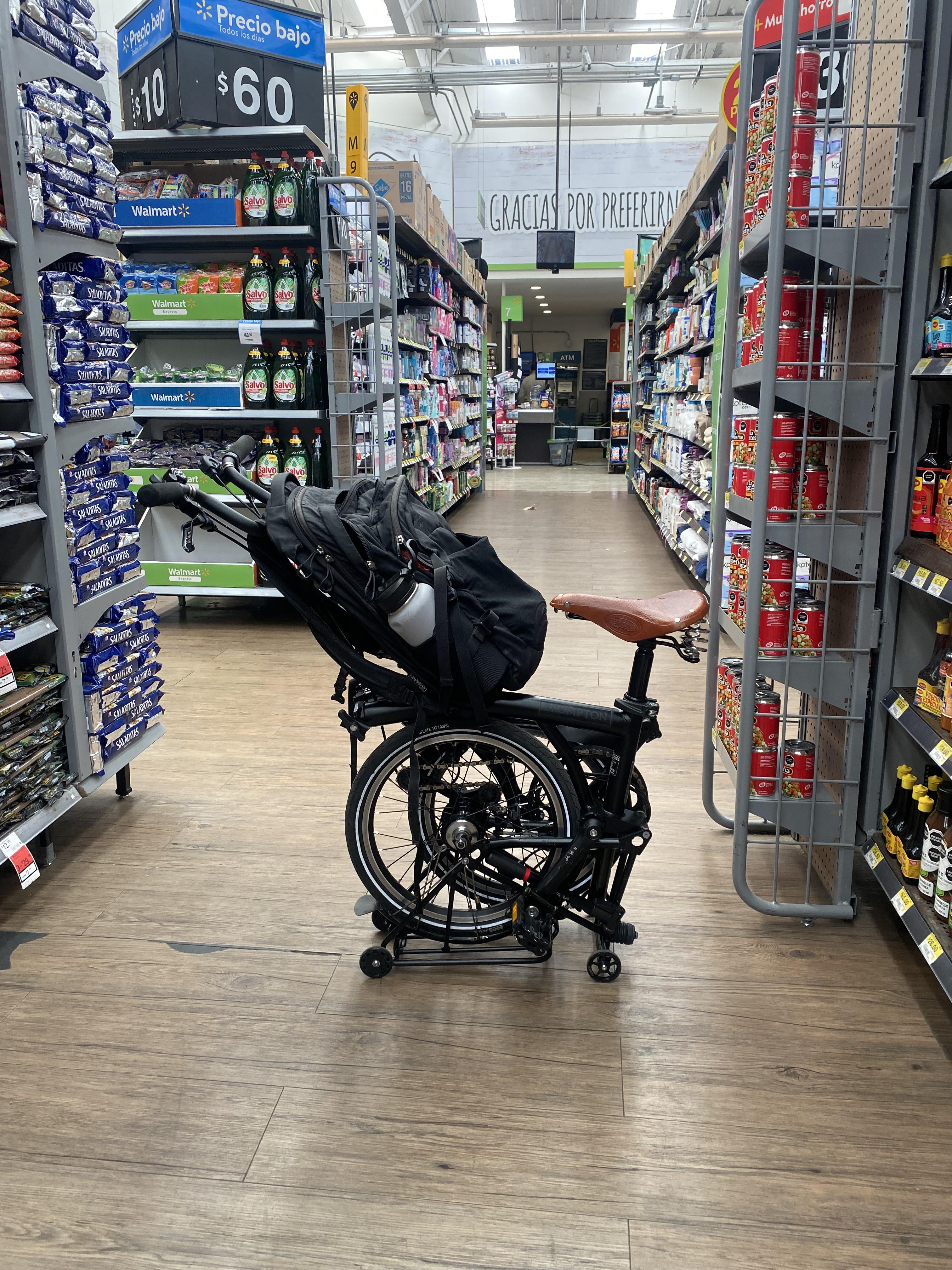First grocery trip with my new (to me) brompton! r/Brompton