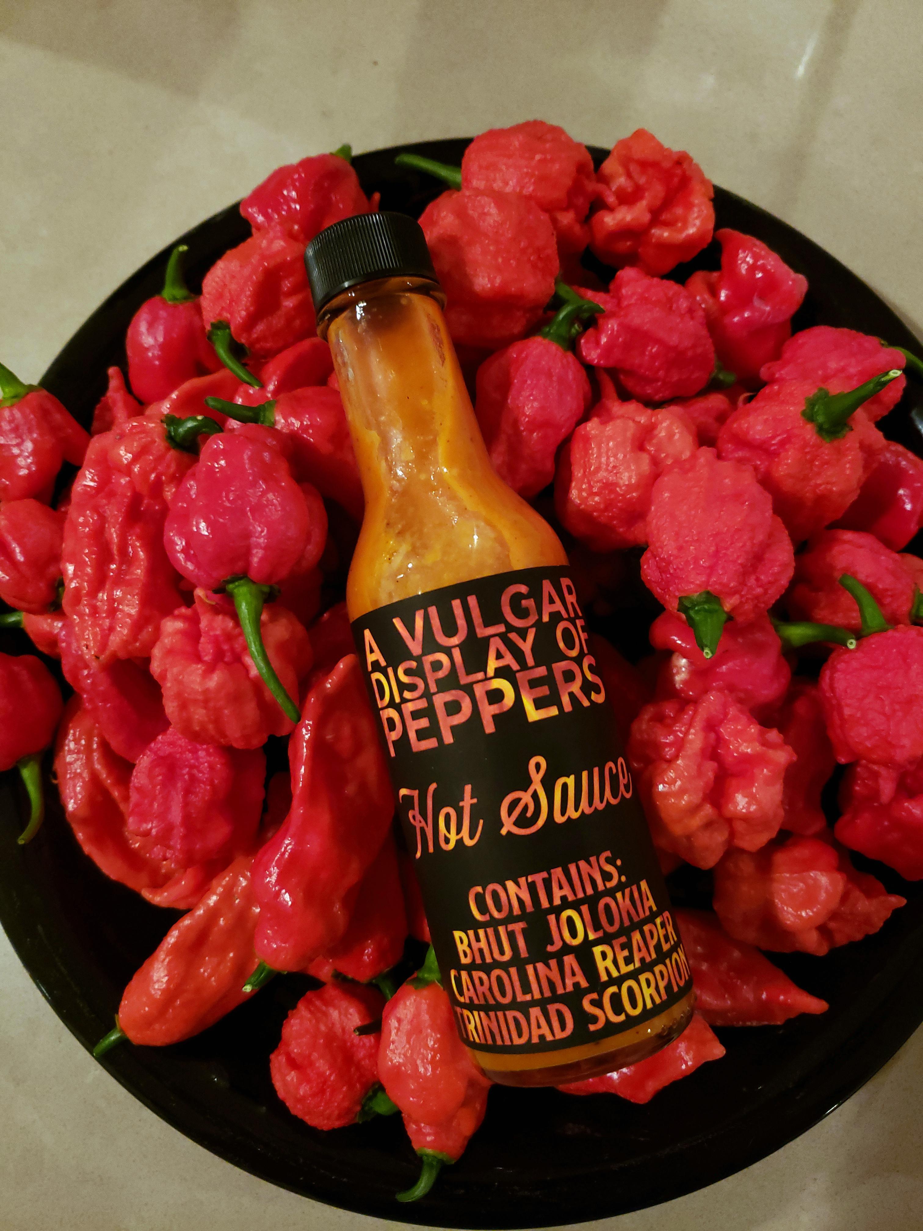 Another attempt at hot sauce, this time more intense heat. r