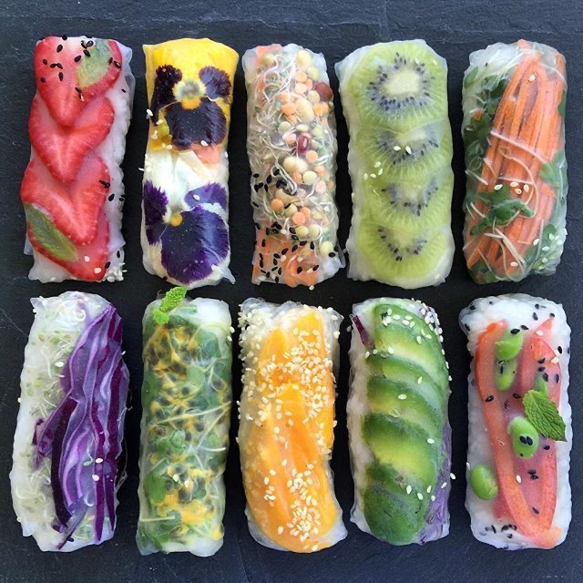 Rice paper rolls r/FoodPorn