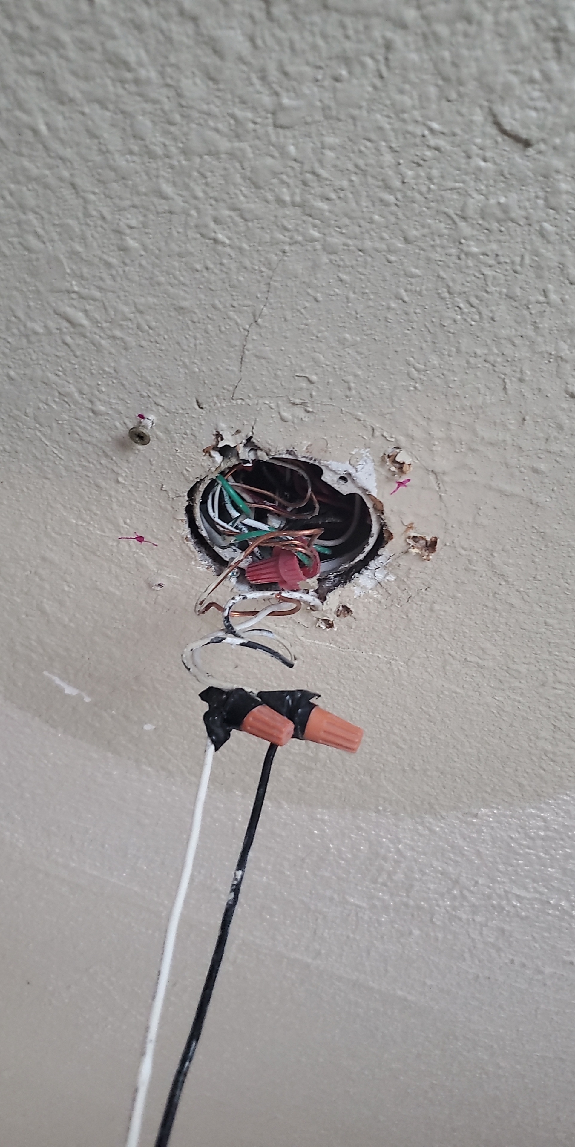 Shower enclosure installed not plumb. 1/2” to 5/8” out of plumb. (Top