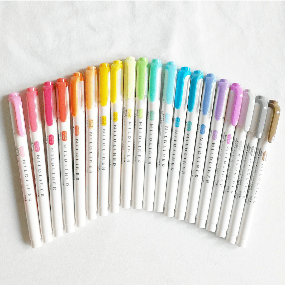 Mildliners must be the most aesthetic pens in the world 🌈 r/bulletjournal