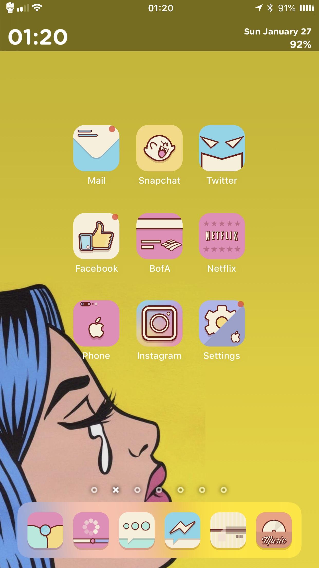 [Help] How do I remove the clock from my home screen status bar? Also any suggestions on a