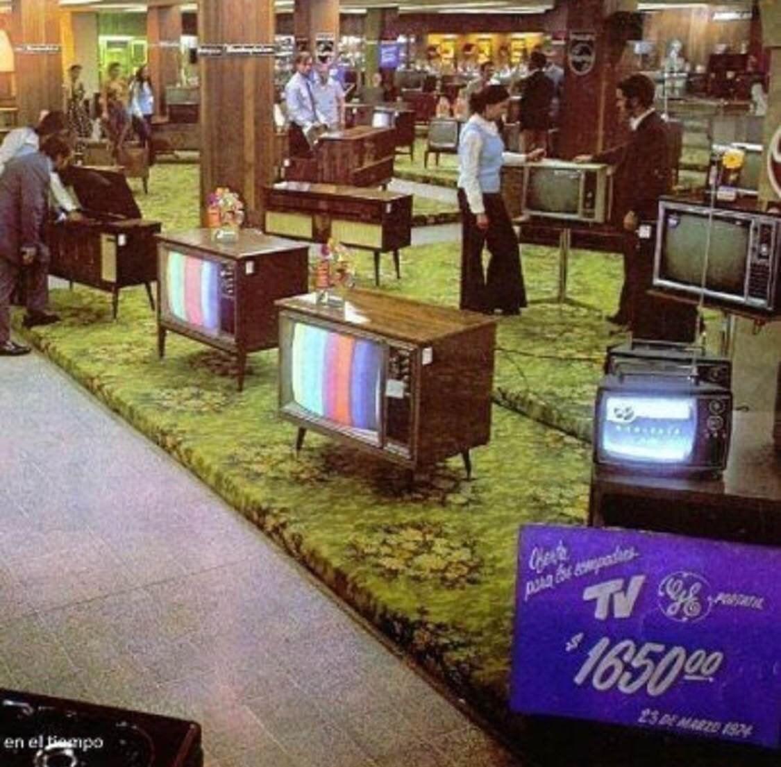Television shopping in 1974. The Almanac