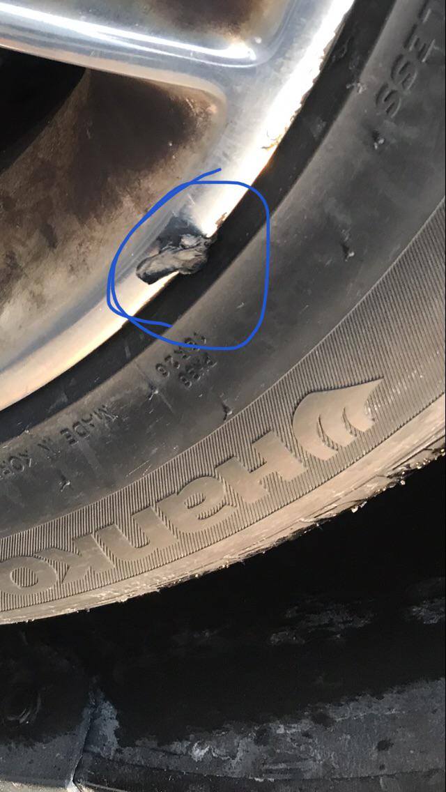 What is this peeling on my tire? These are new tires and these thin