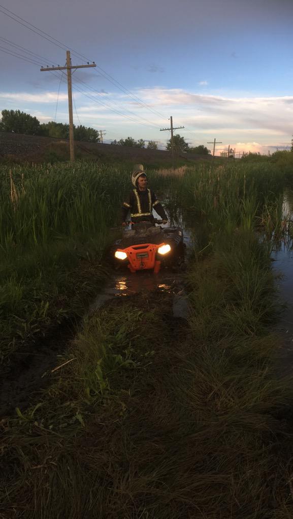 It's been raining like crazy. Cant wait for a little to evaporate so we can get some mud! r/ATV