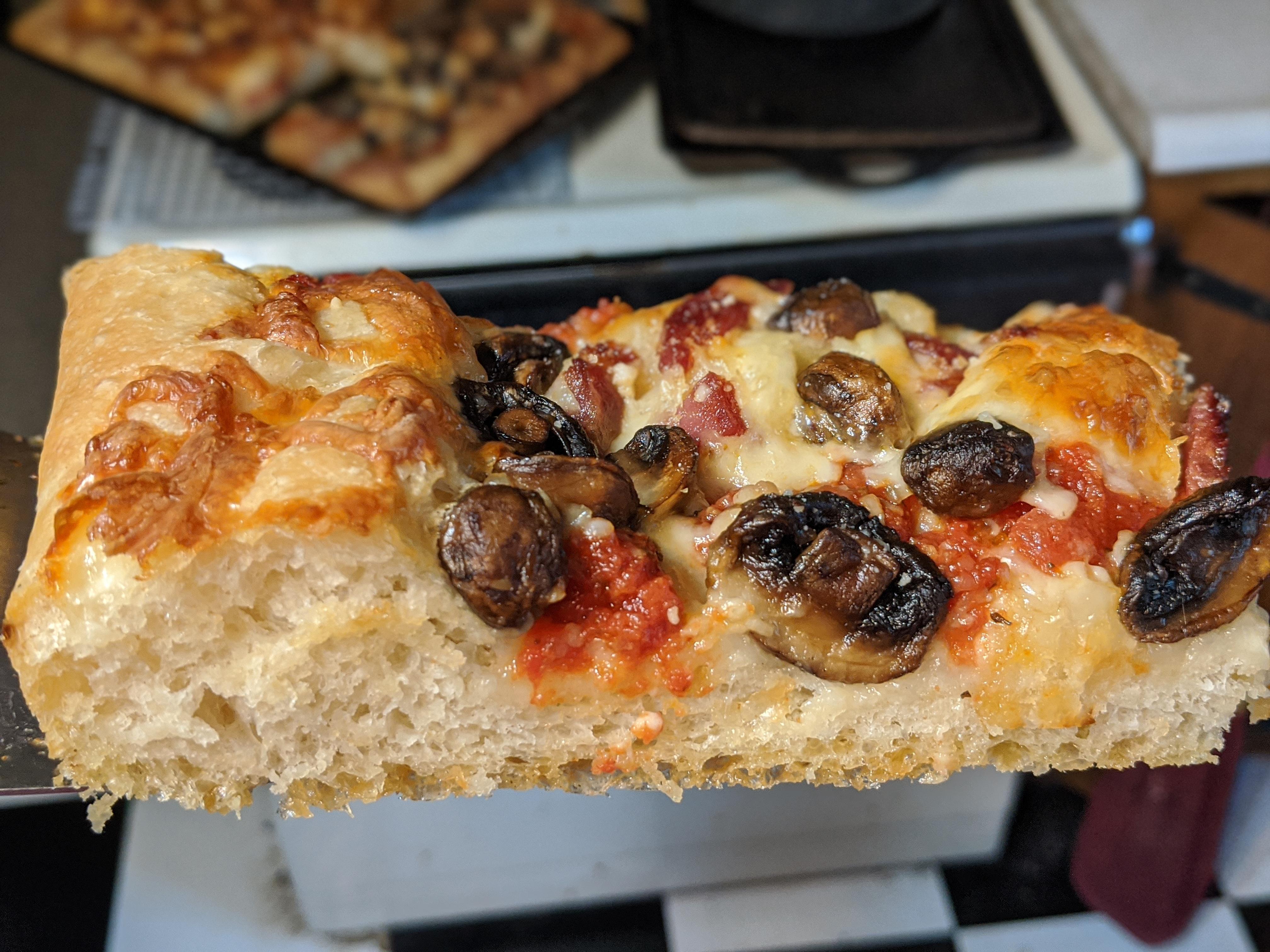 Grandma style pizza from Bon Appetit/Carla Lalli Music r/Pizza