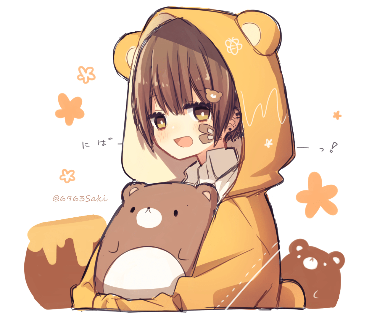 Bear Hoodie! [Original] r/awwnime