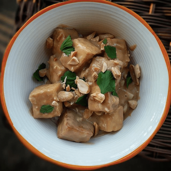 Peanut Tofu with Coconut Rice, from Nora Cooks r/veganrecipes